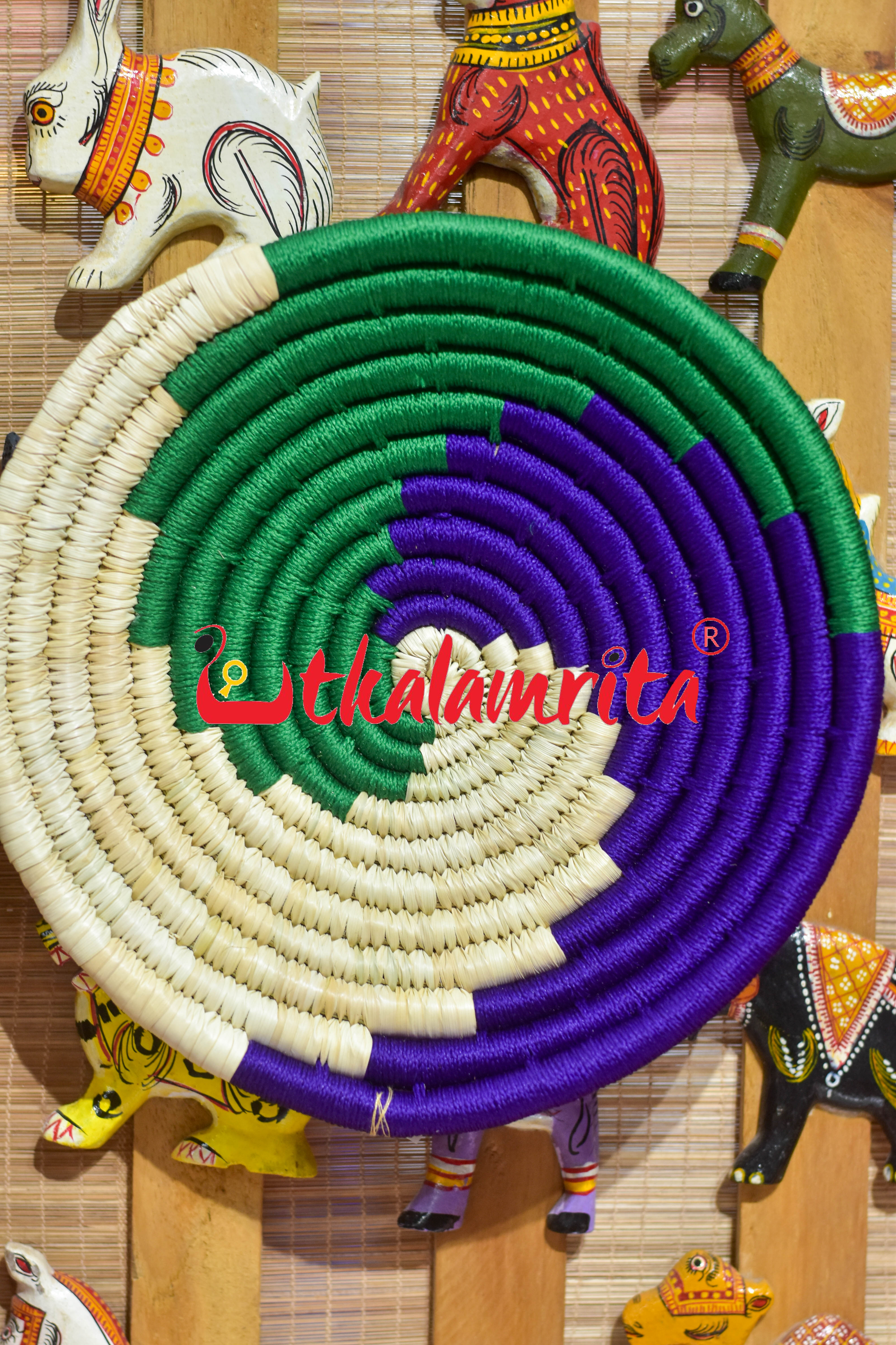 Sabai Grass Wall Basket (S)
