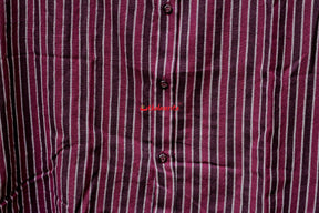 Maroon Coffee Lines- Half Kotpad Shirt