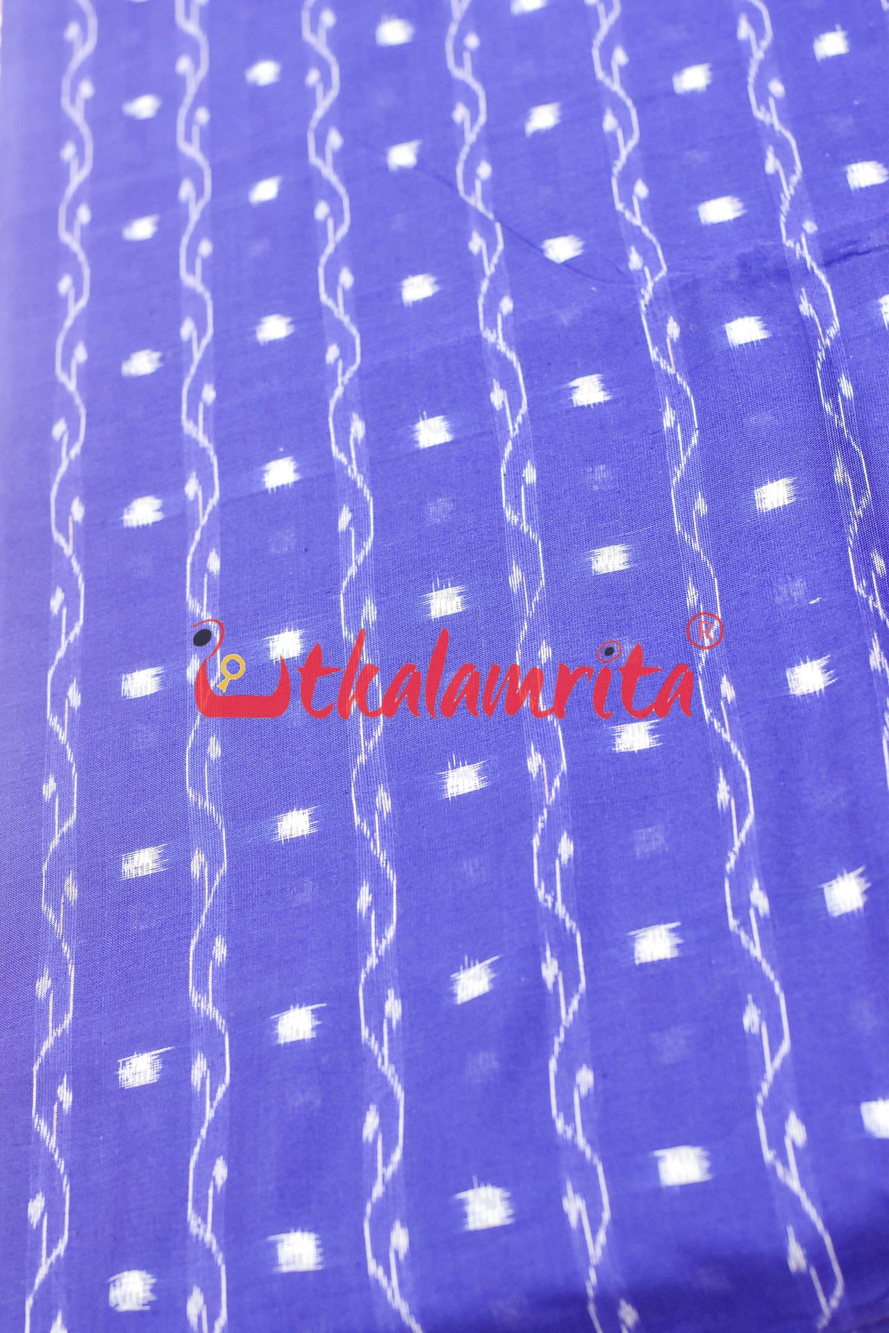 Blue Lahari Sambalpuri Tipa (Fabric)
