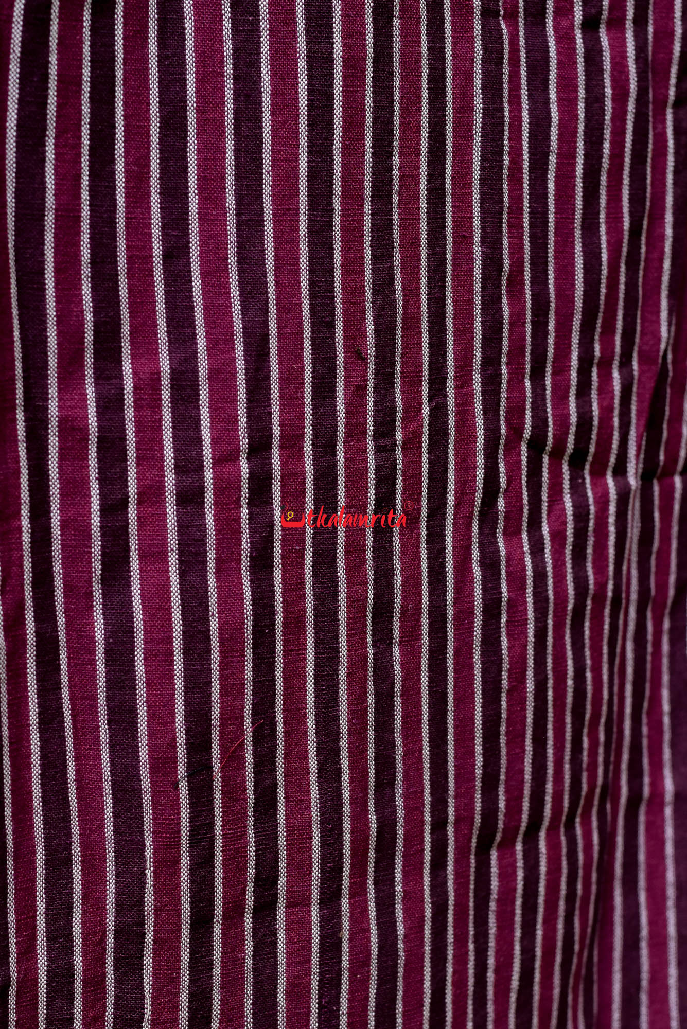 Maroon Coffee Lines- Half Kotpad Shirt