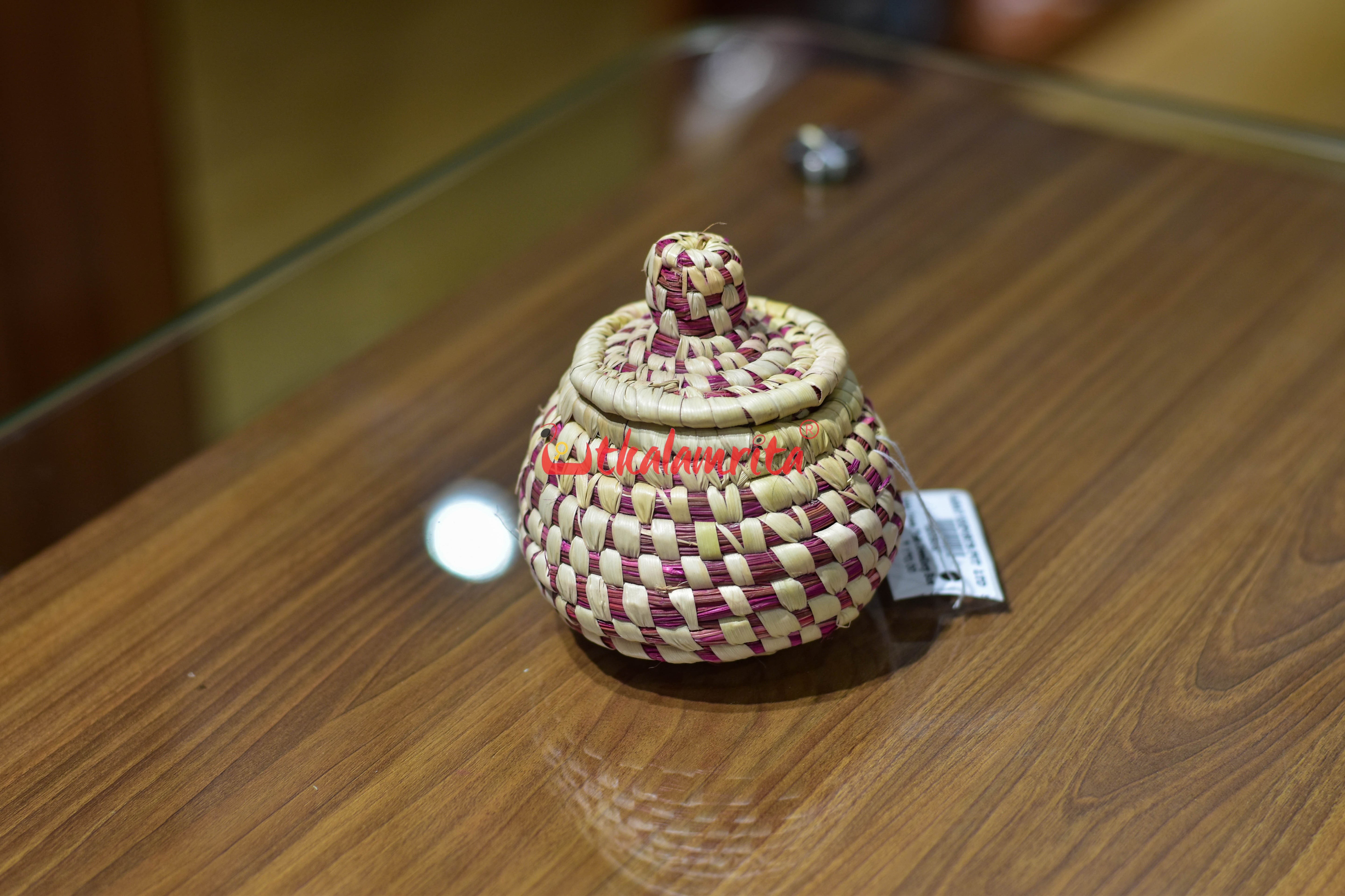 Sabai Grass Pink Jewellery Box