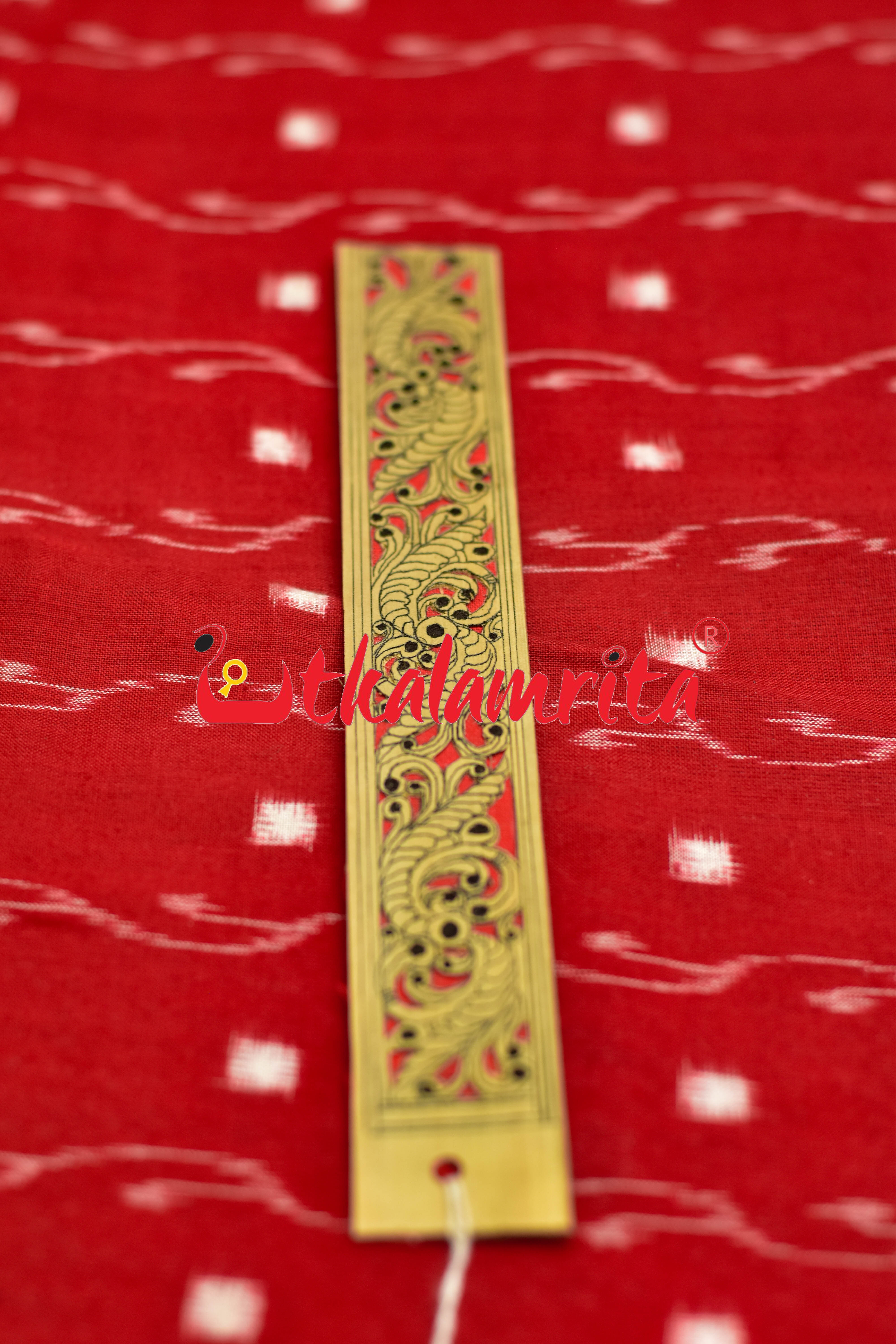 Orange Chakra Phula (Talapatra Bookmark)