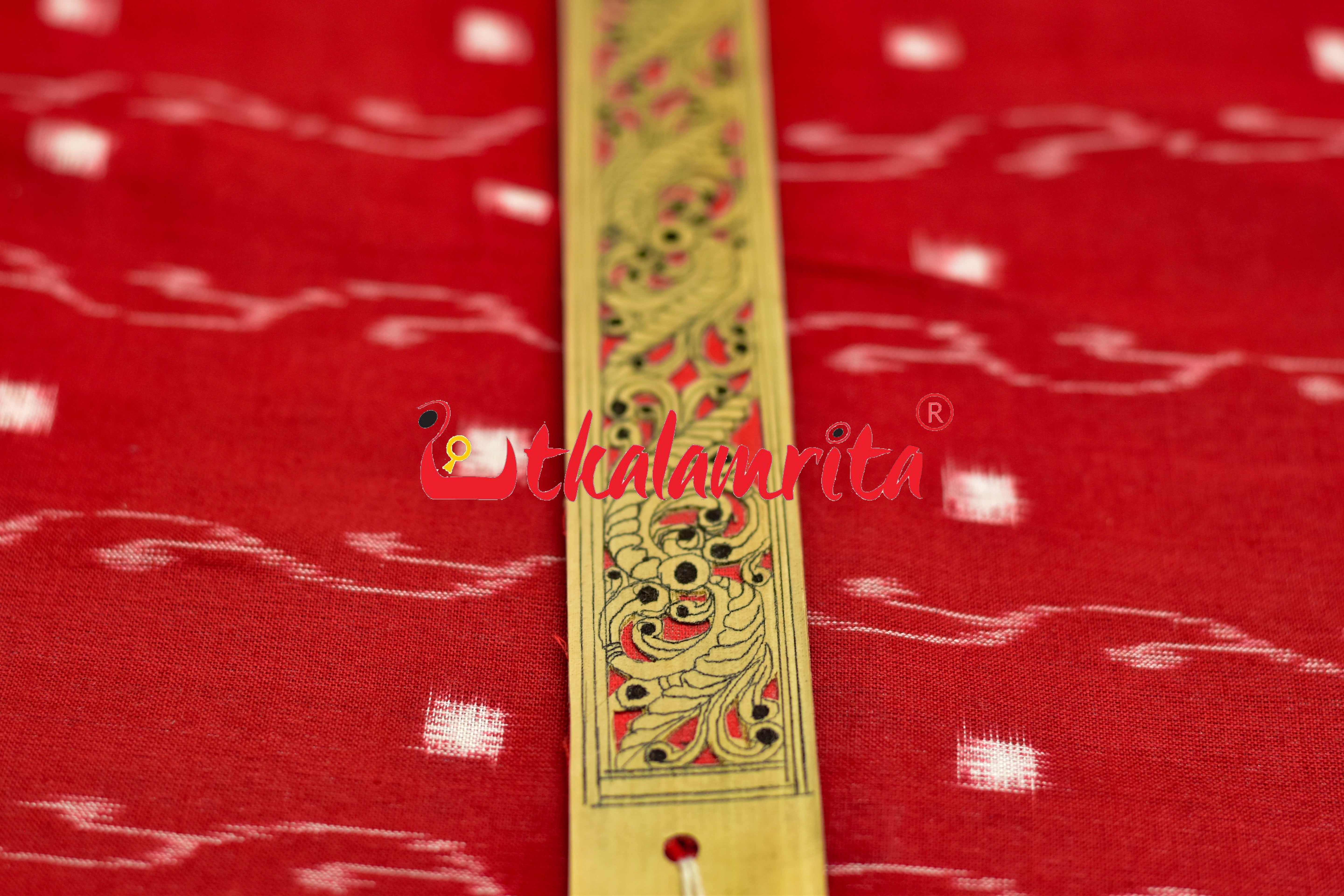 Orange Chakra Phula (Talapatra Bookmark)