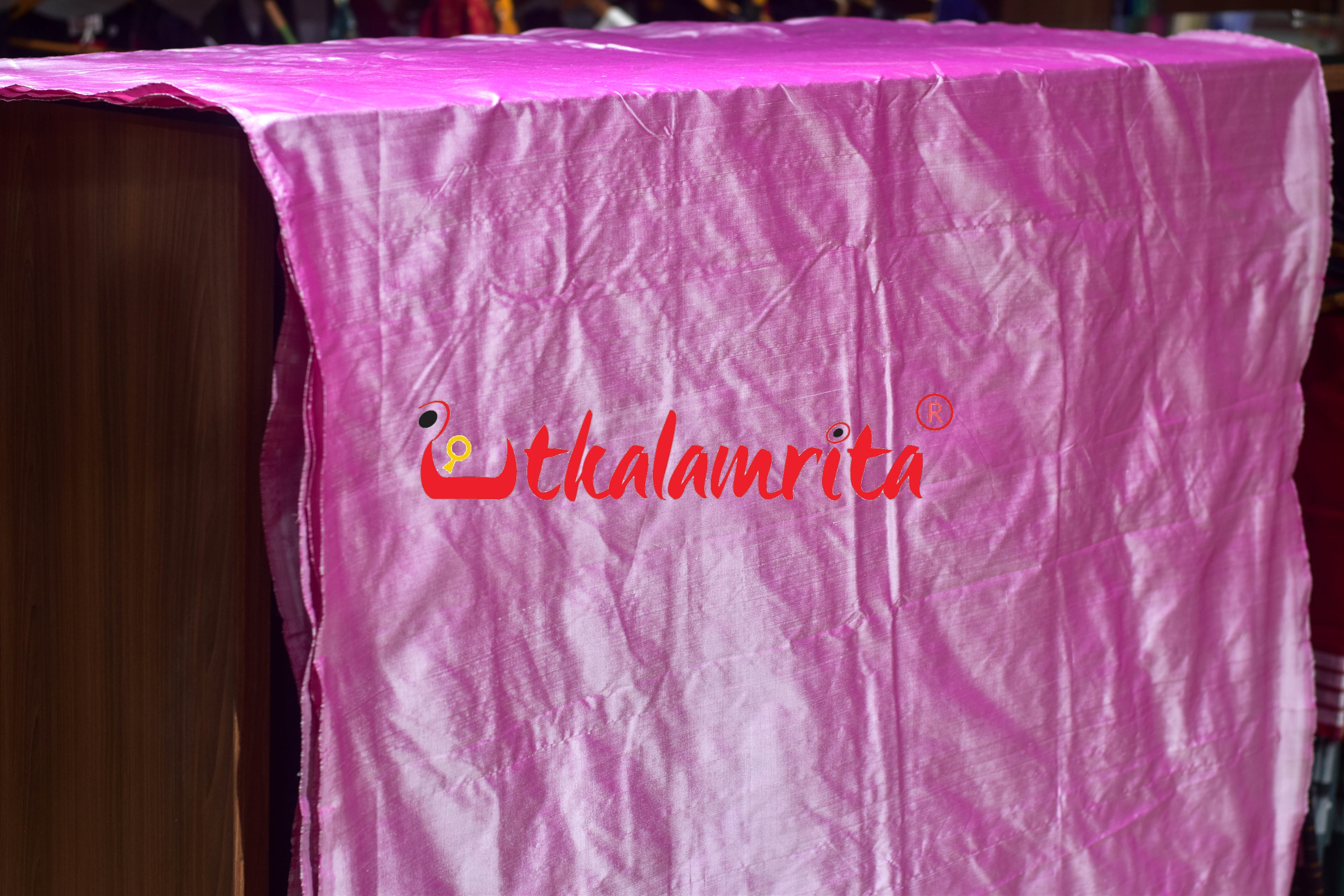 Light Pink Plain Silk (Fabric)