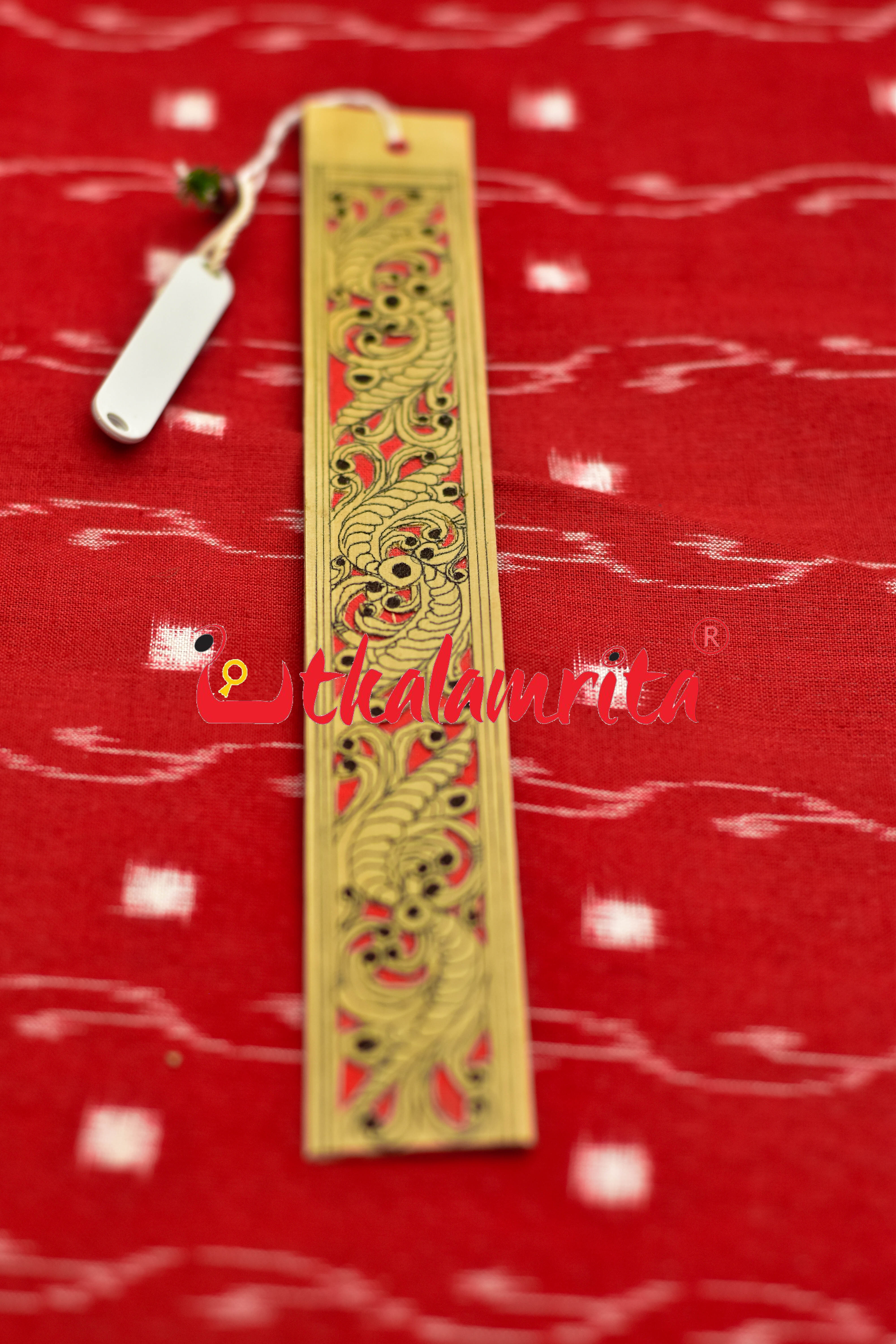 Orange Chakra Phula (Talapatra Bookmark)