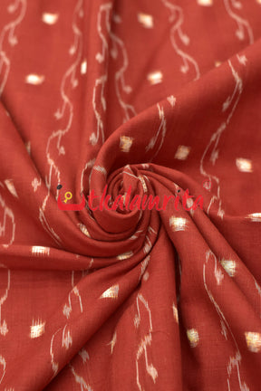 Rust Lahari Sambalpuri Tipa (Fabric)