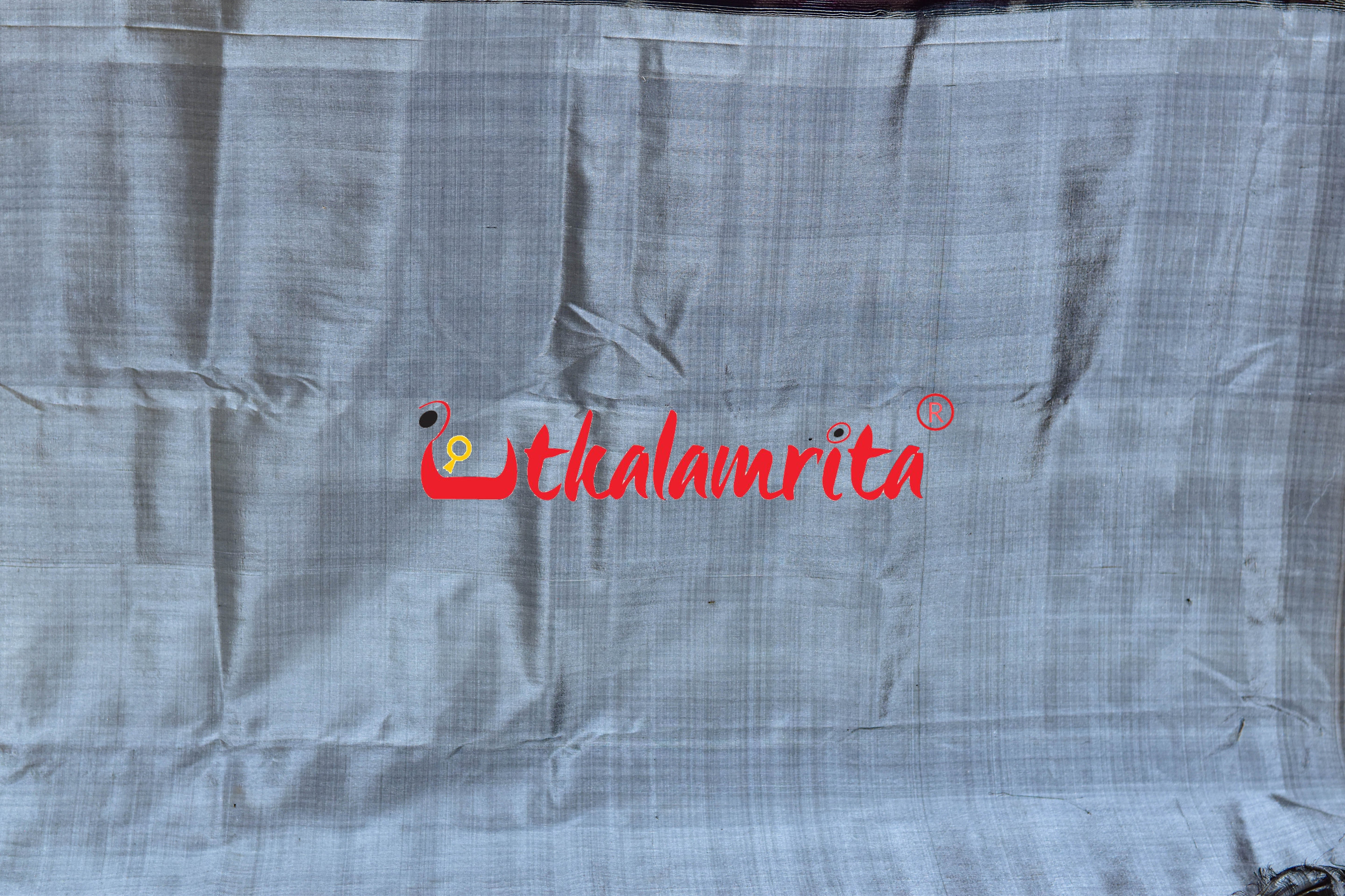 Chungudia Daali Coffee Grey Khandua Silk Saree