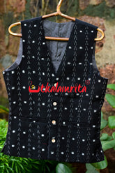 Black Tipa Dhanpatri (Ladies' Jacket)