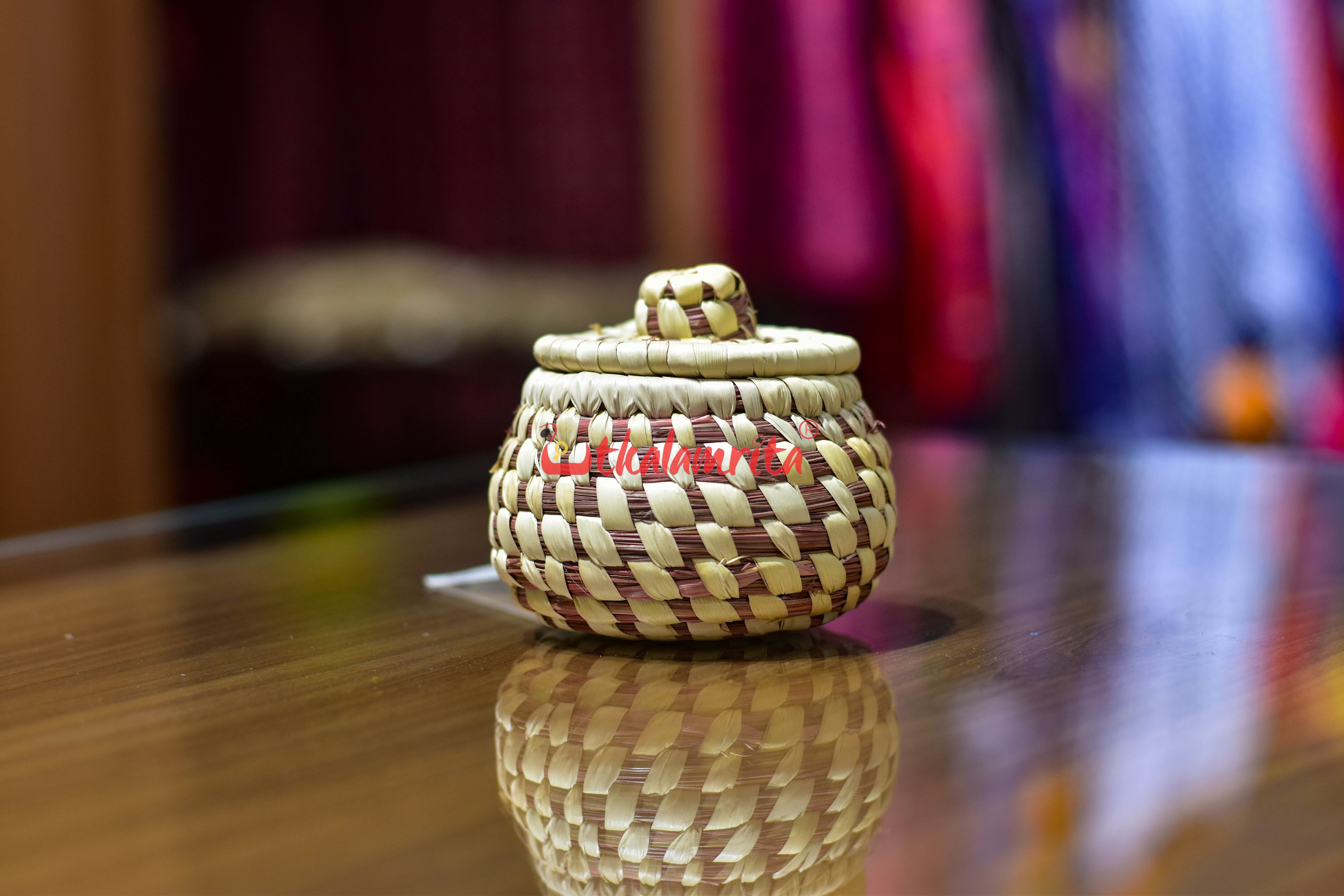 Sabai Grass Rust Jewellery Box