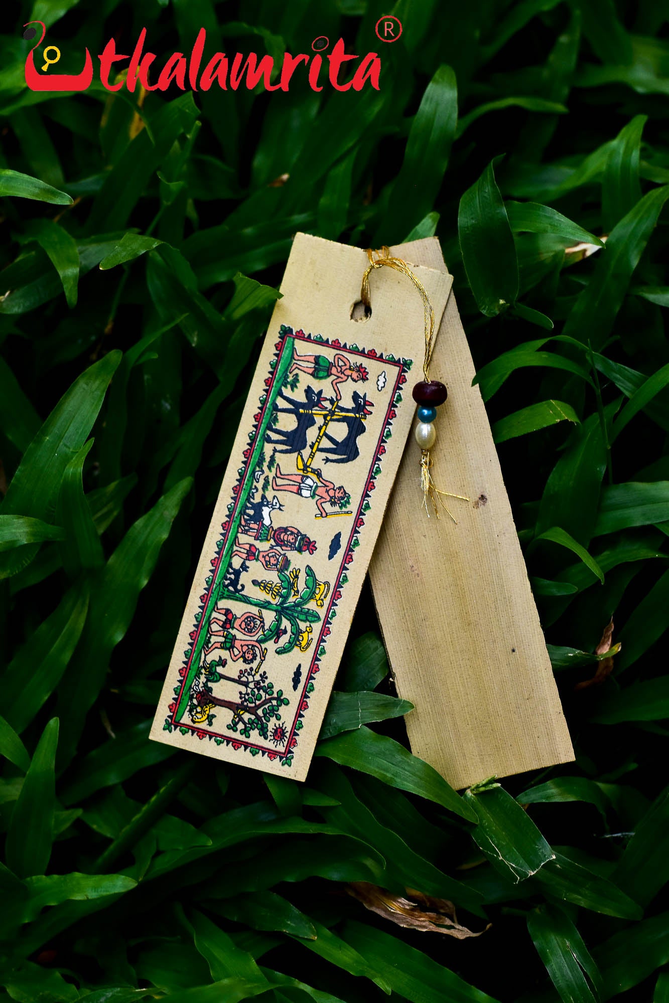 Tribal Farmers (Talapatra Bookmark)