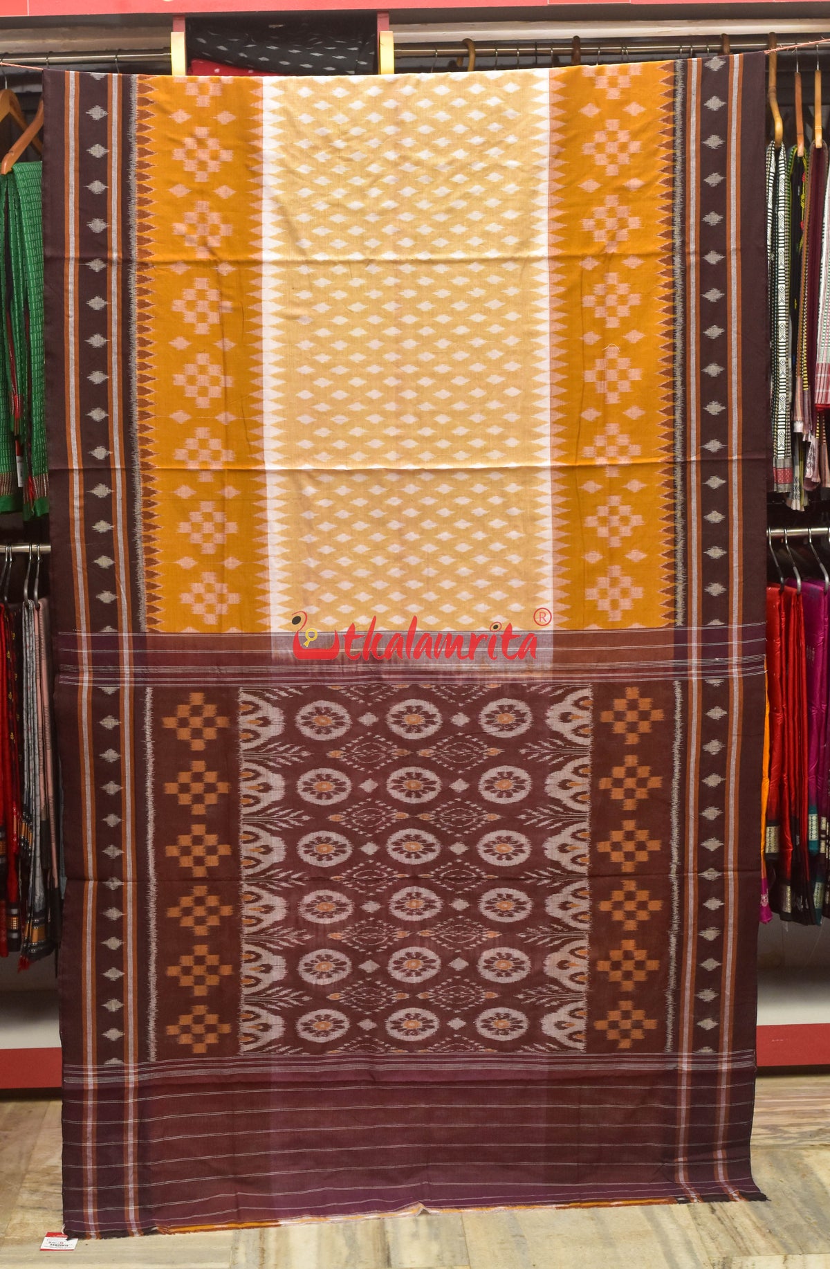 Matha Thikiri Design Khandua Cotton Saree