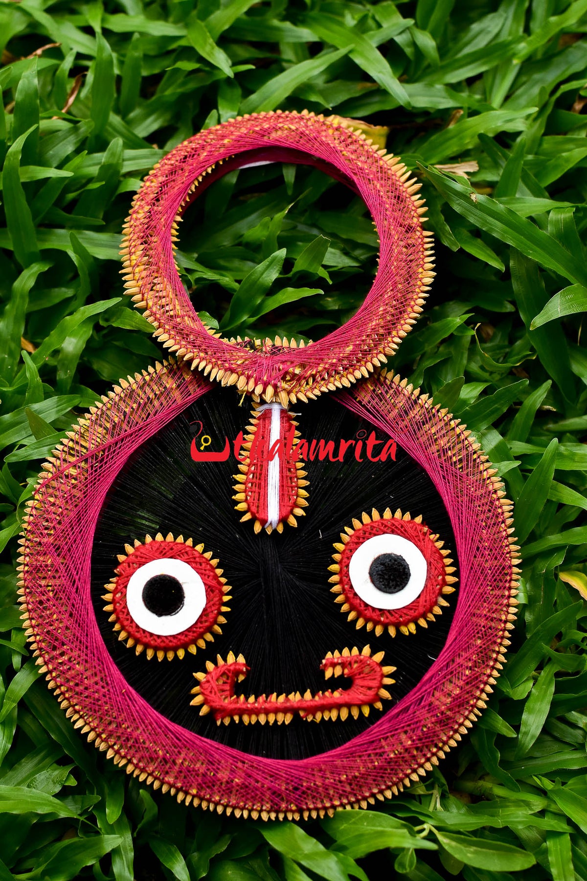 Jagannath Pink Paddy Wall Hanging