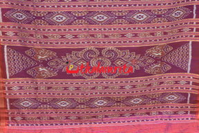 Blue Red Chandrika Khandua Silk Saree