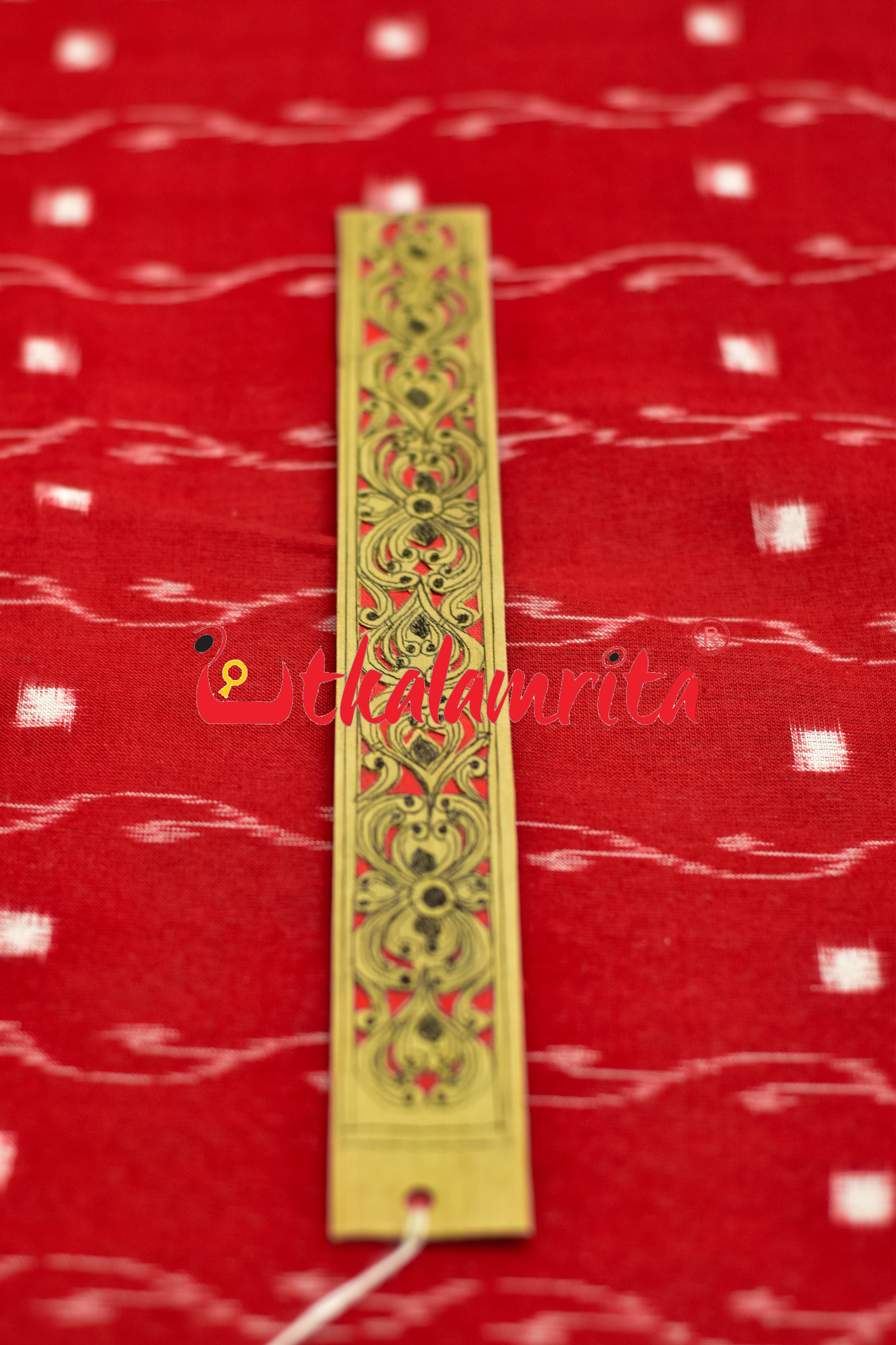 Orange Triple Flower (Talapatra Bookmark)