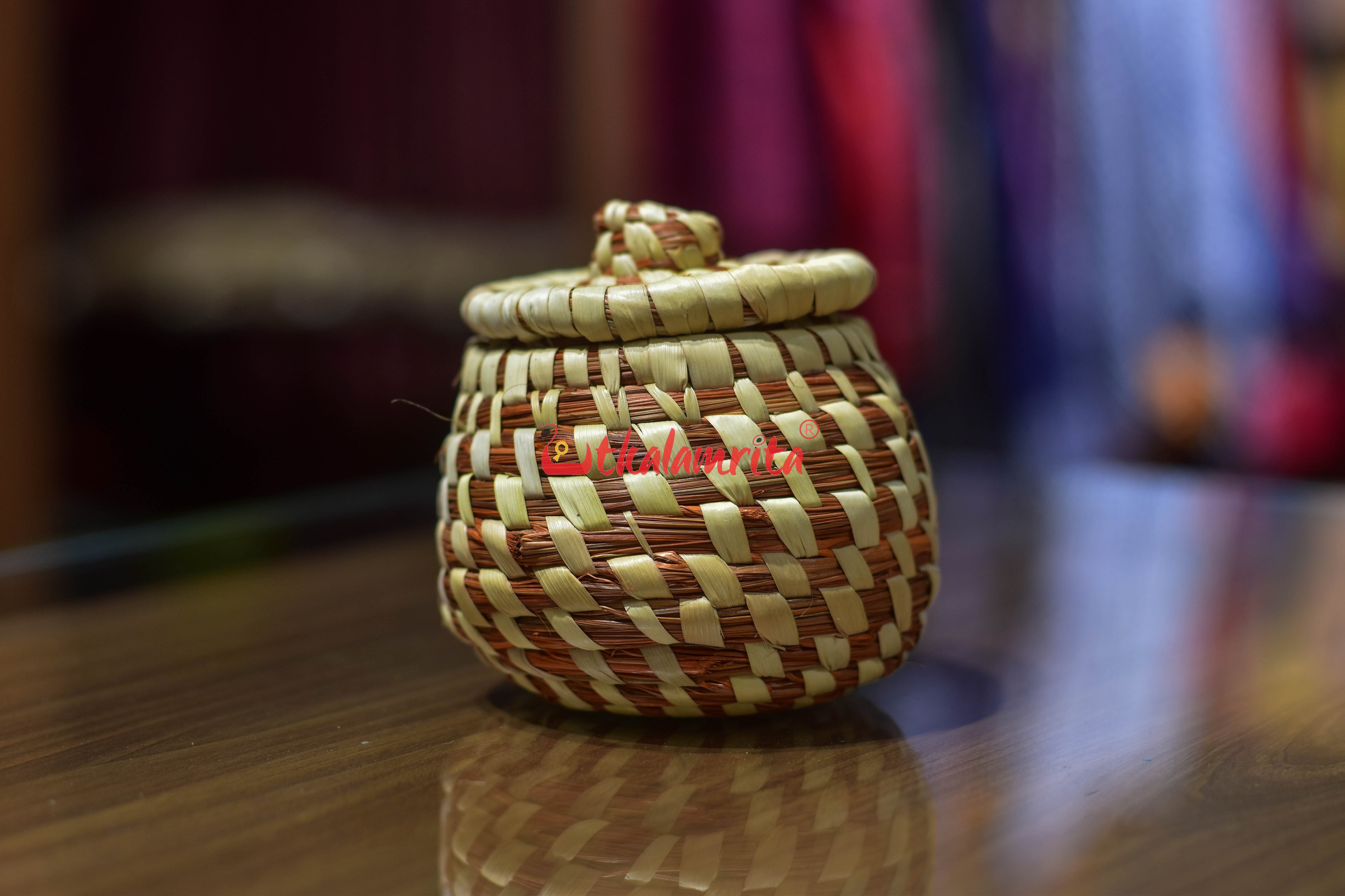 Sabai Grass Brown Jewellery Box
