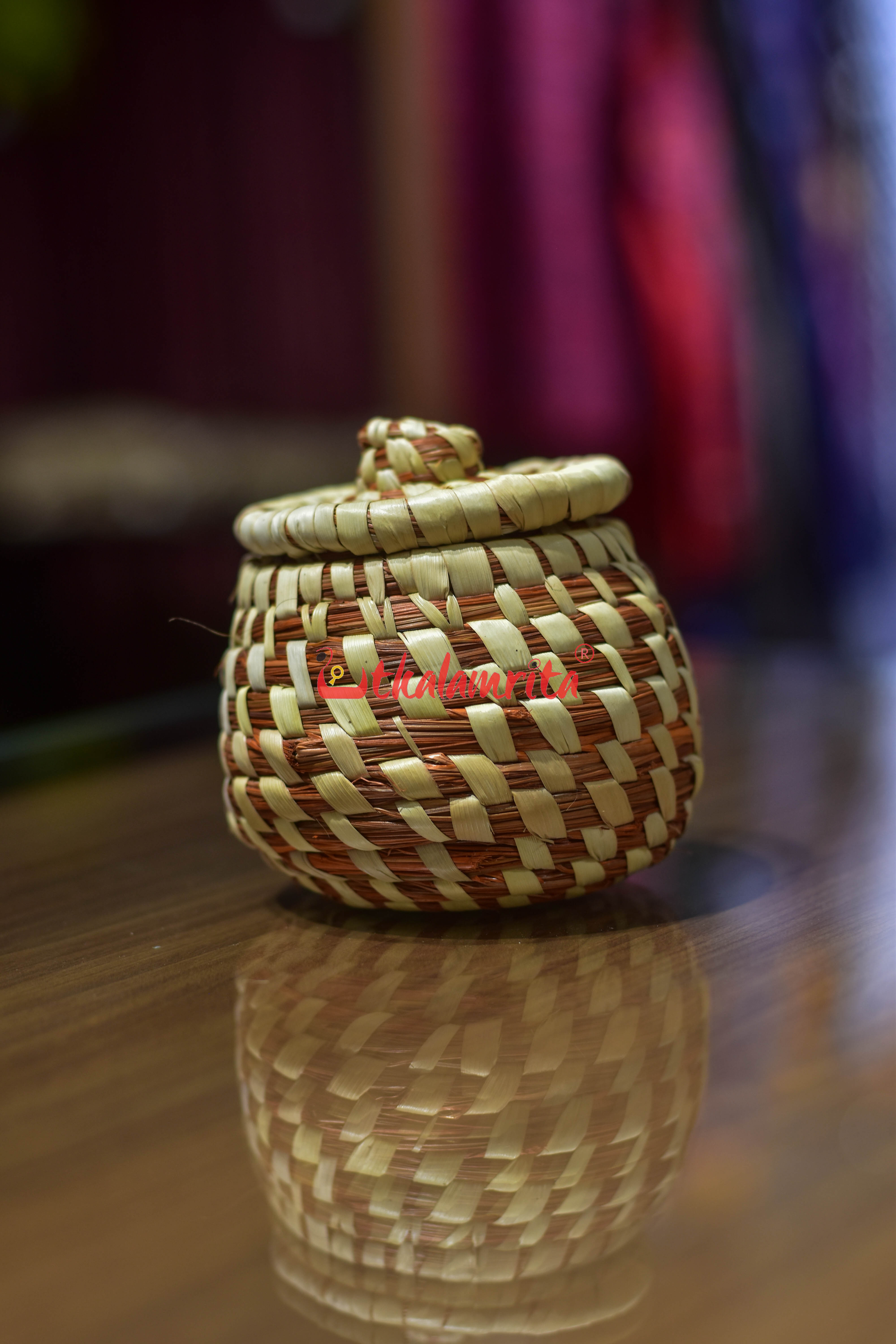 Sabai Grass Brown Jewellery Box