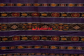 Plain Purple Border Gopalpur Tussar Saree