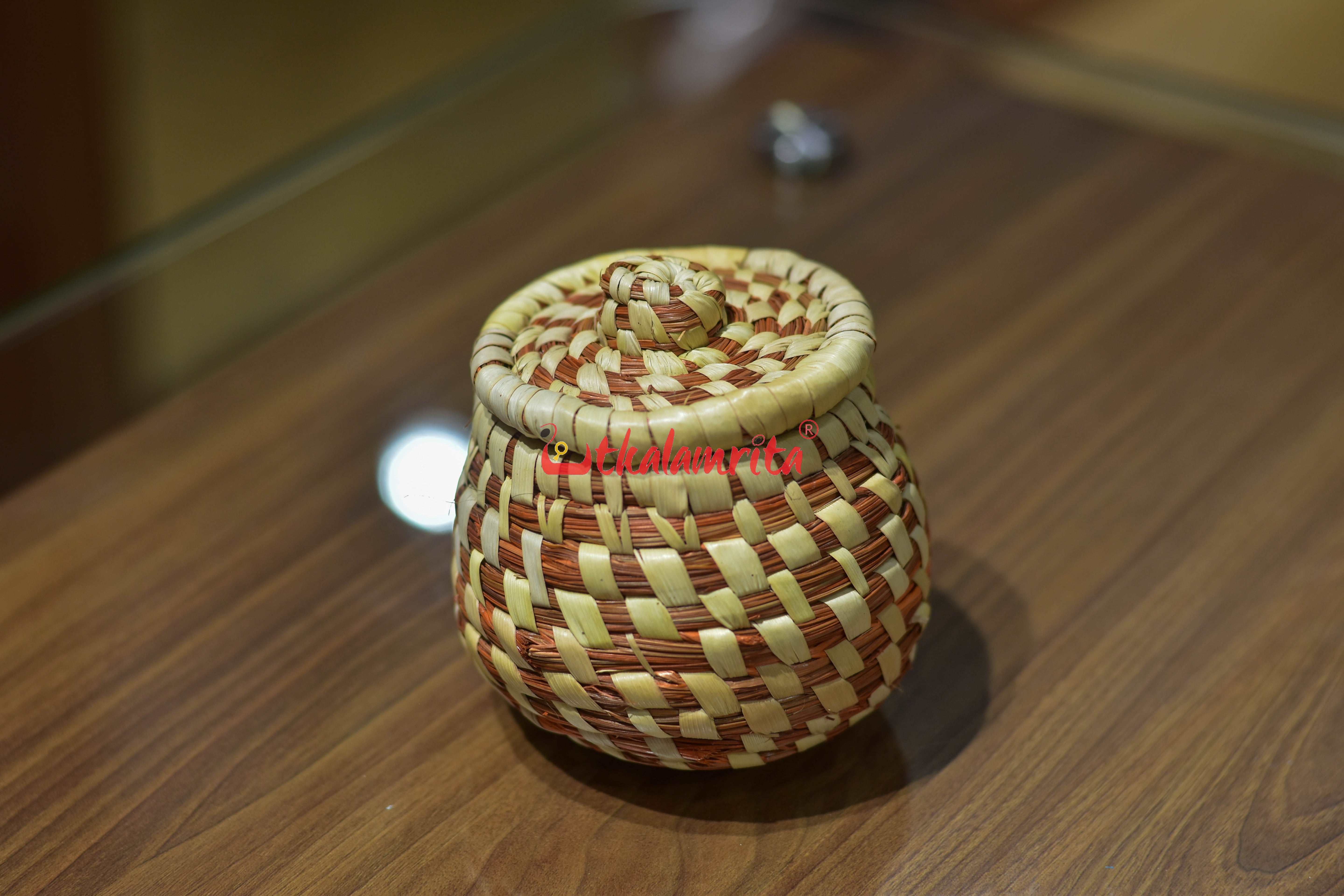 Sabai Grass Brown Jewellery Box
