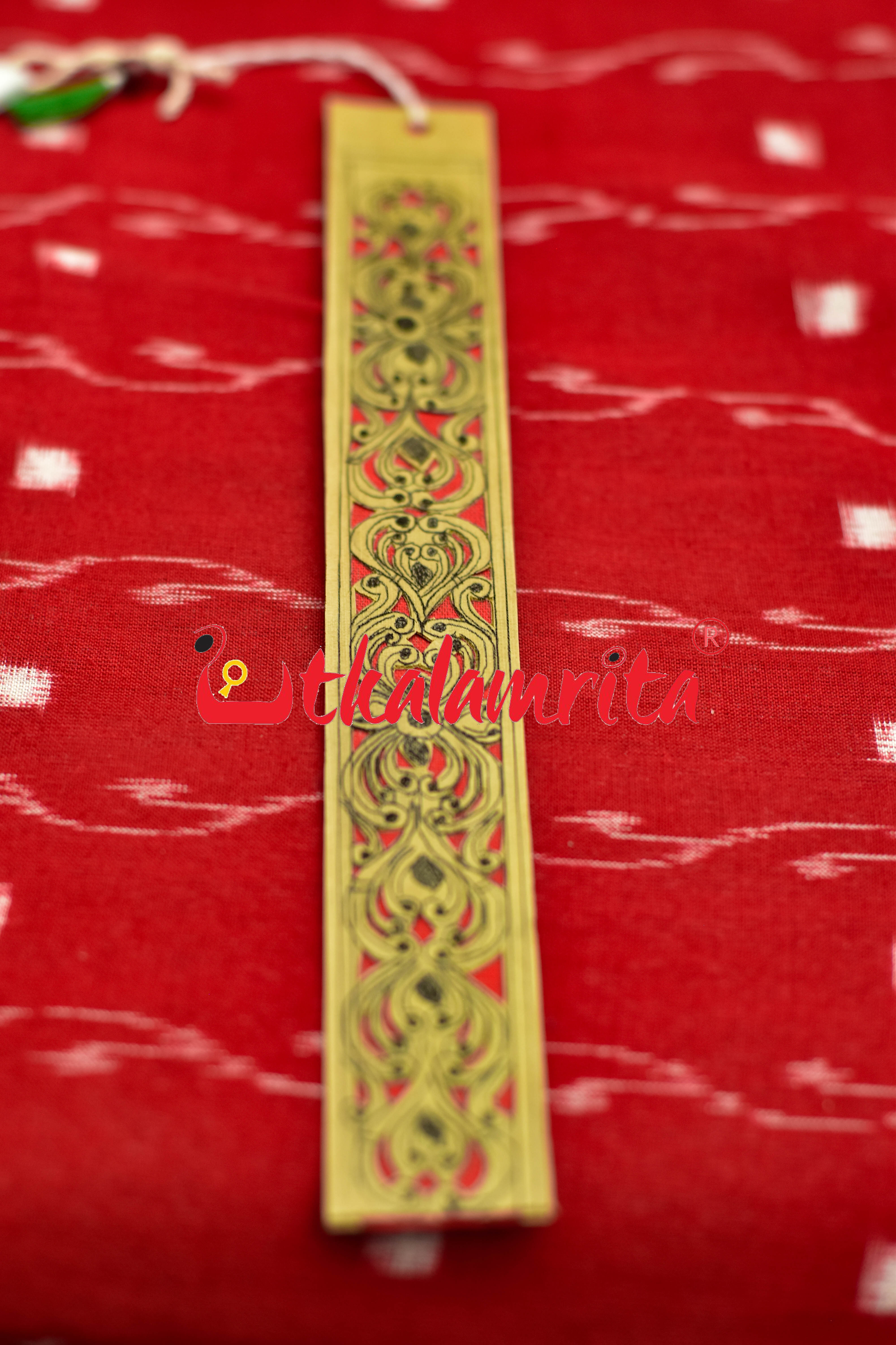 Orange Triple Flower (Talapatra Bookmark)