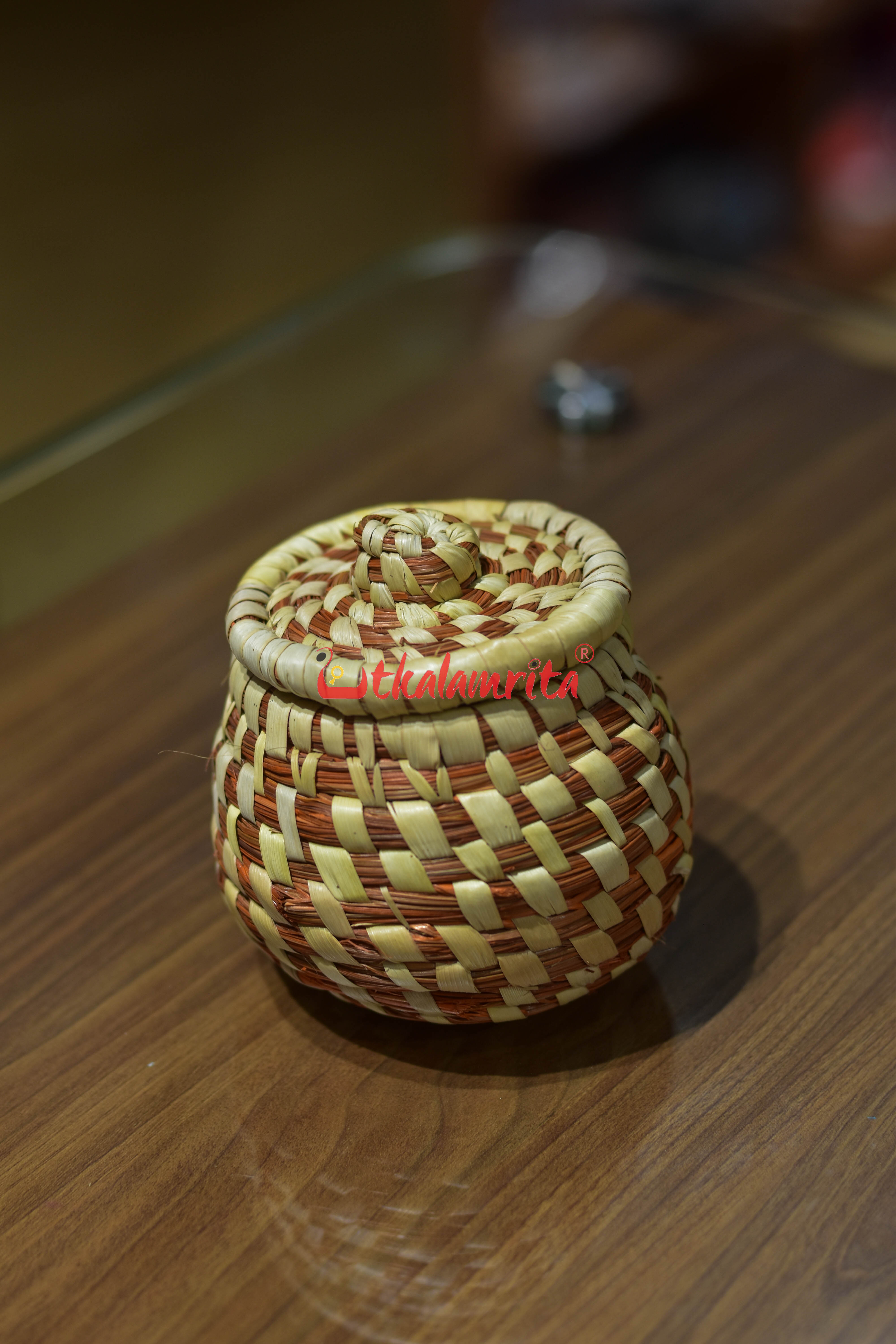Sabai Grass Brown Jewellery Box