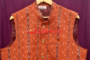 Orange Ikat (Men's Jacket)