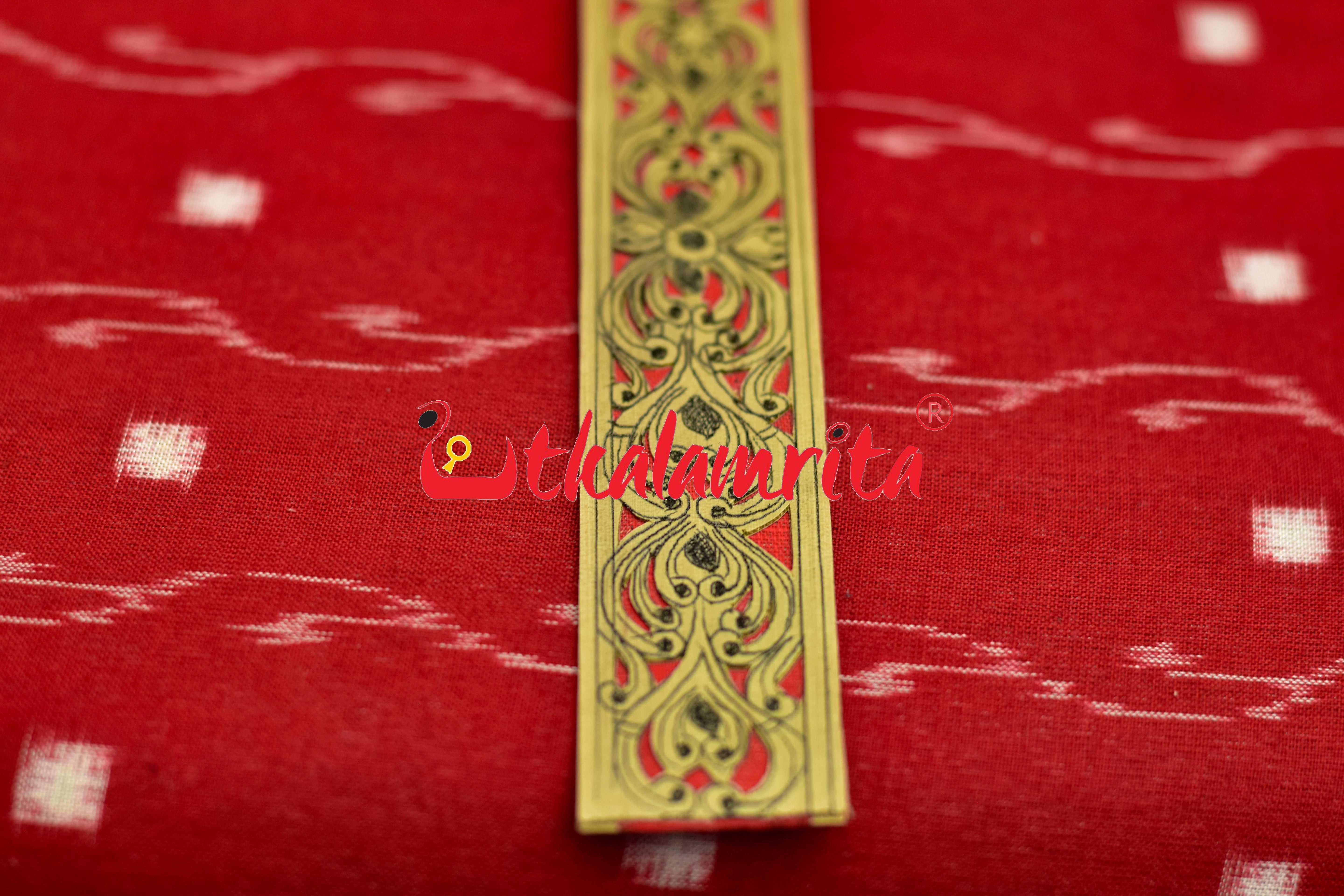 Orange Triple Flower (Talapatra Bookmark)