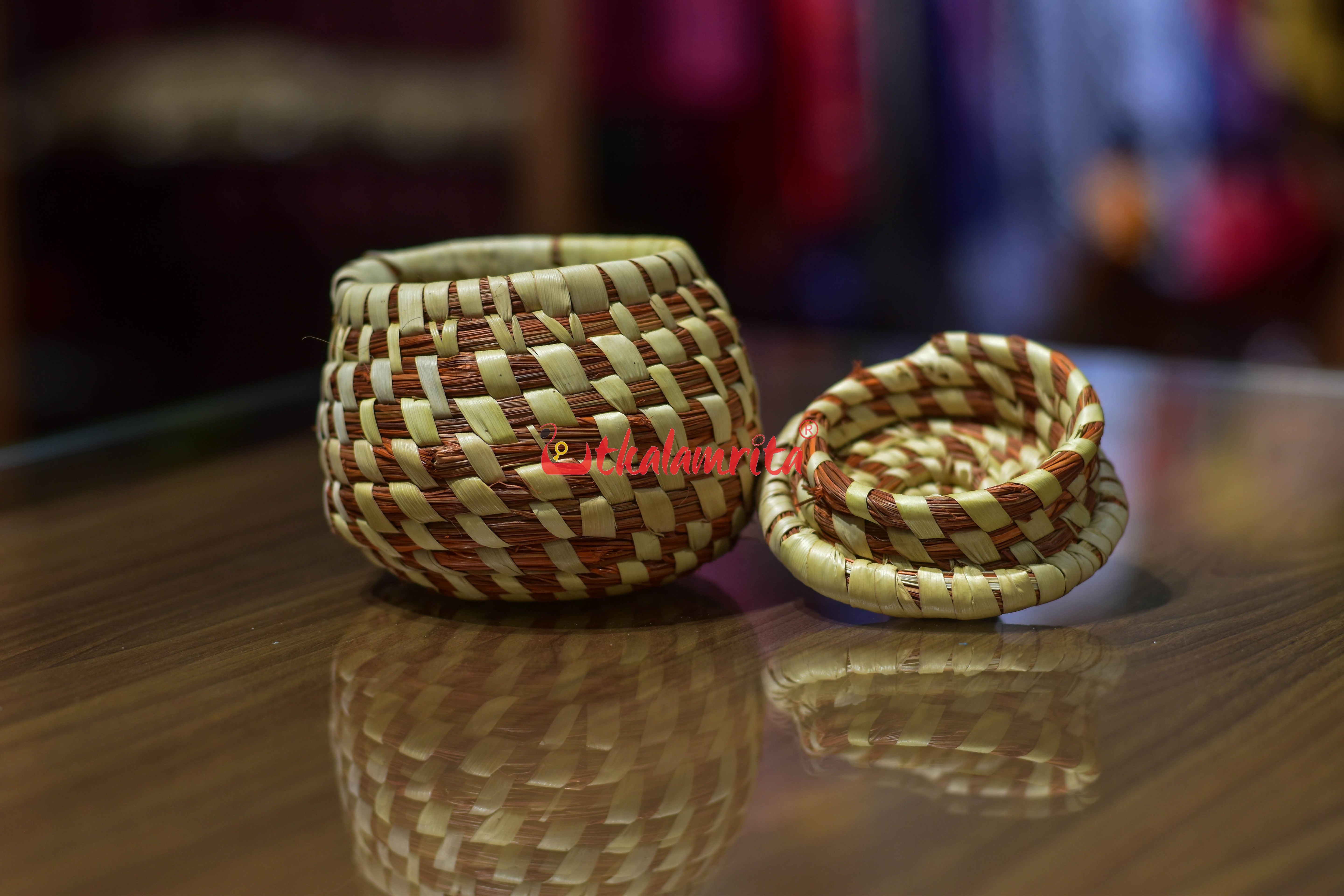 Sabai Grass Brown Jewellery Box