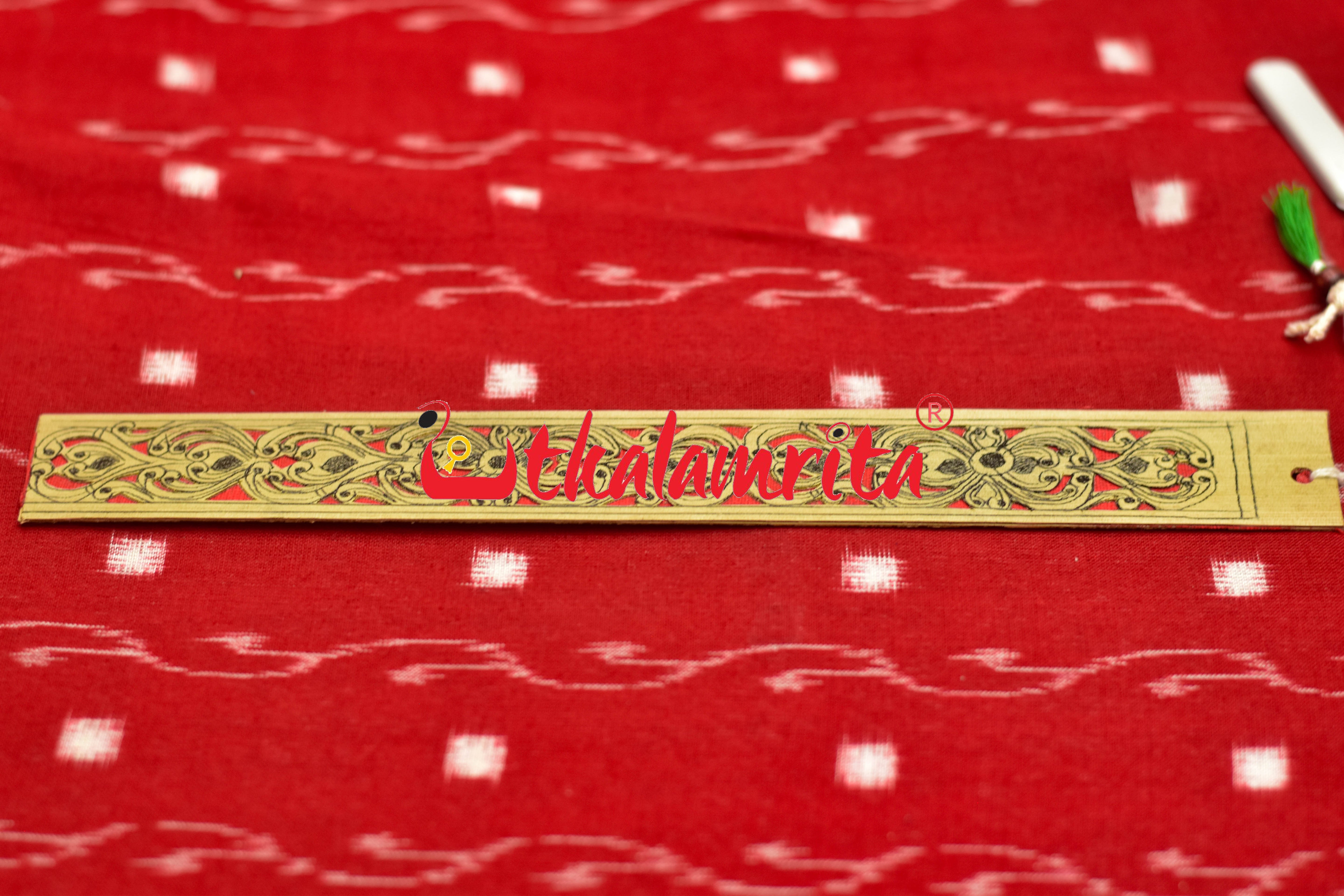 Orange Triple Flower (Talapatra Bookmark)