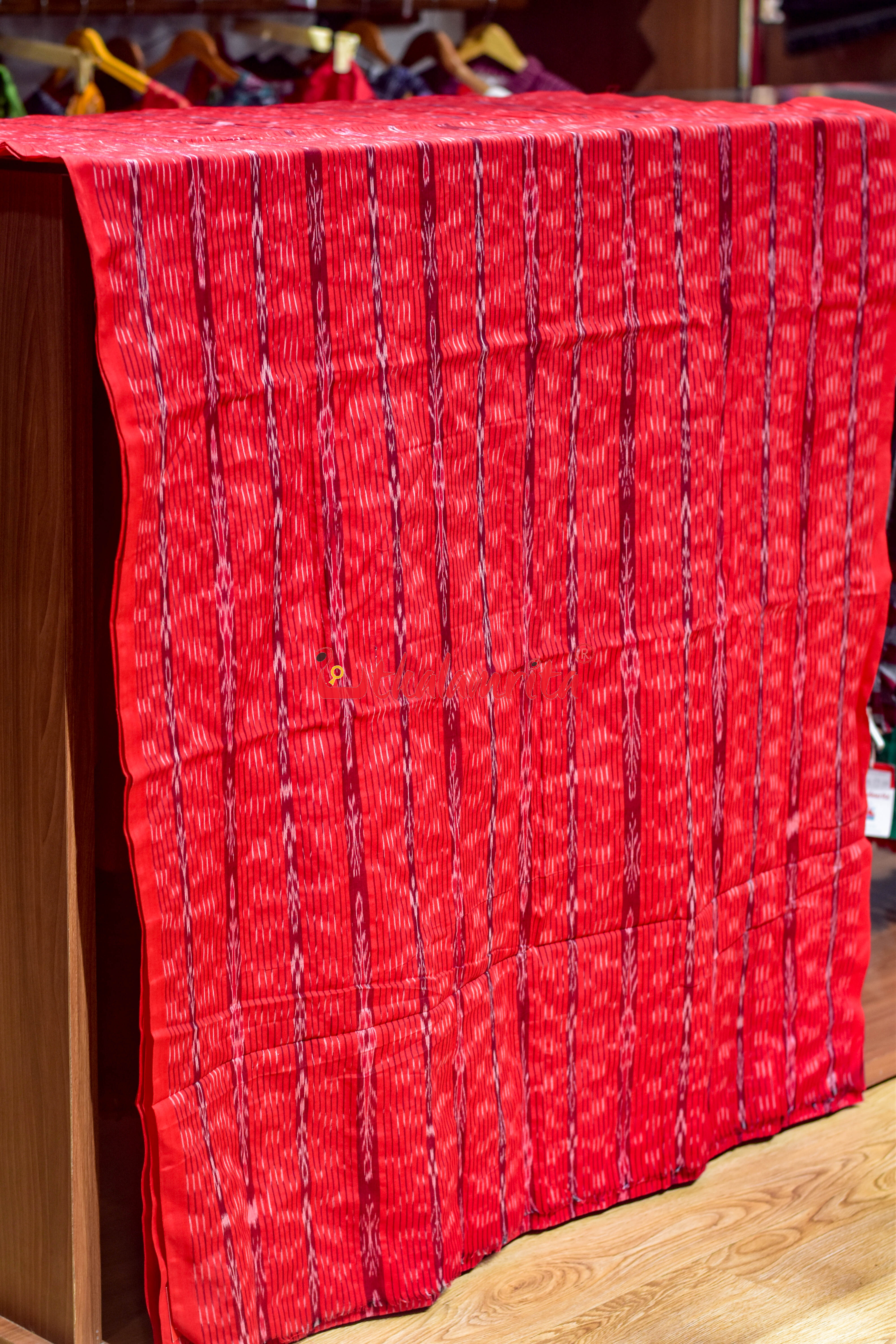 Red Flower Anjimala Cotton (Fabric)