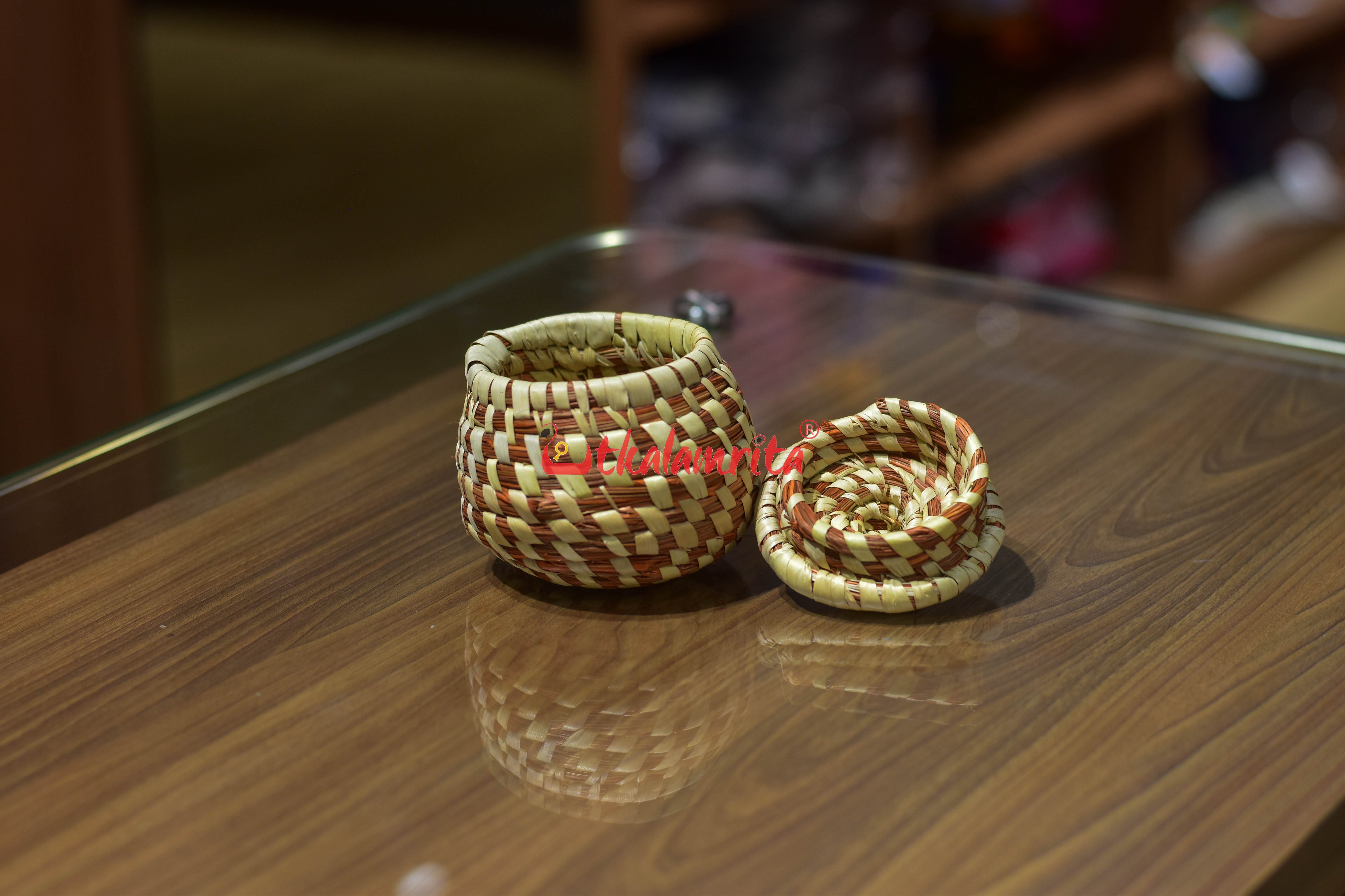Sabai Grass Brown Jewellery Box