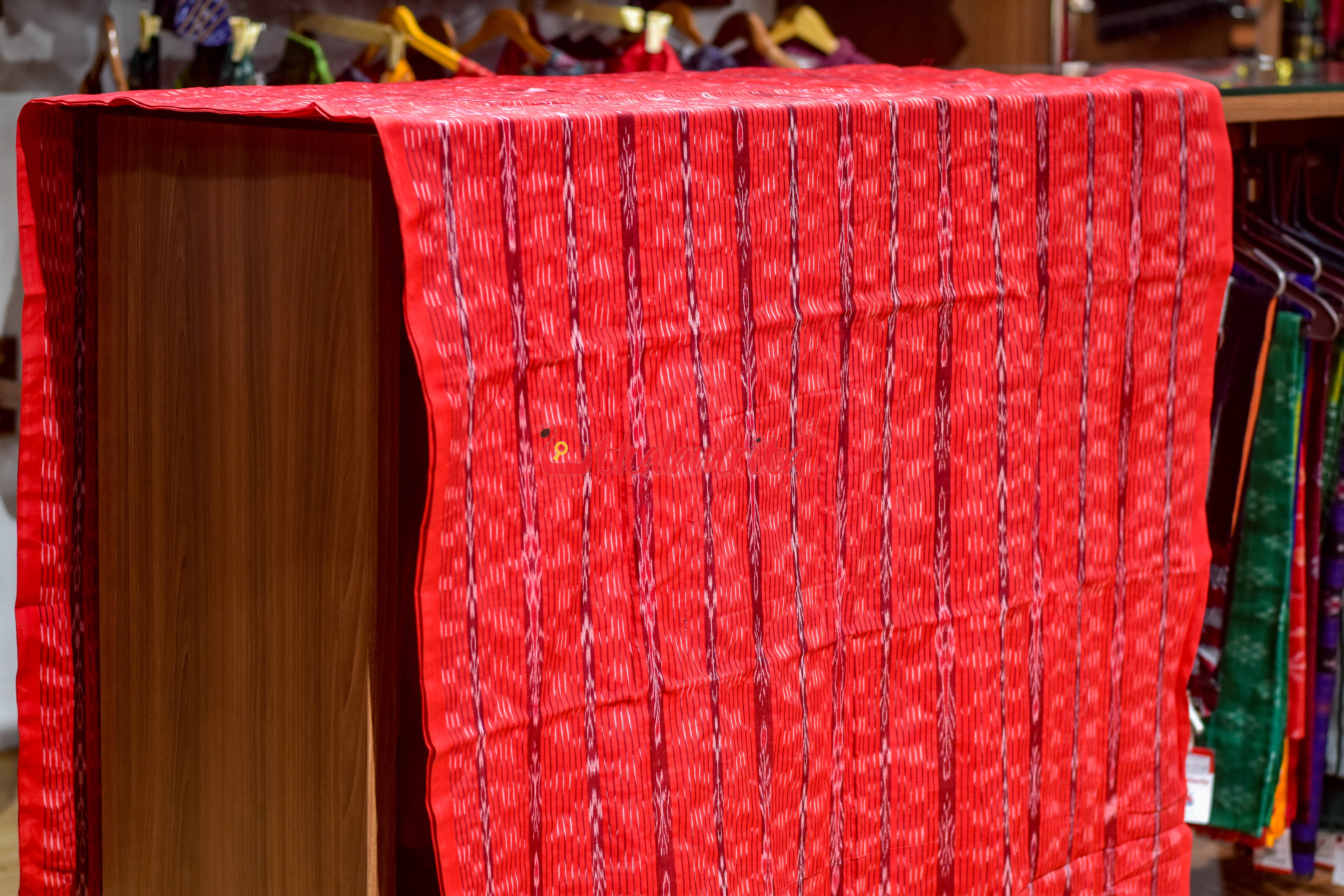 Red Flower Anjimala Cotton (Fabric)