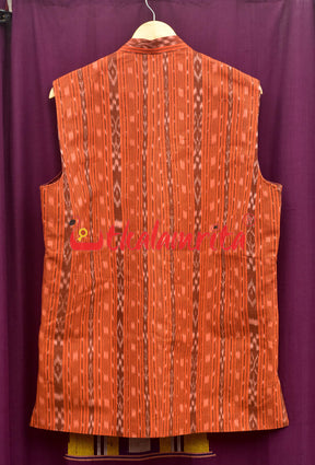 Orange Ikat (Men's Jacket)