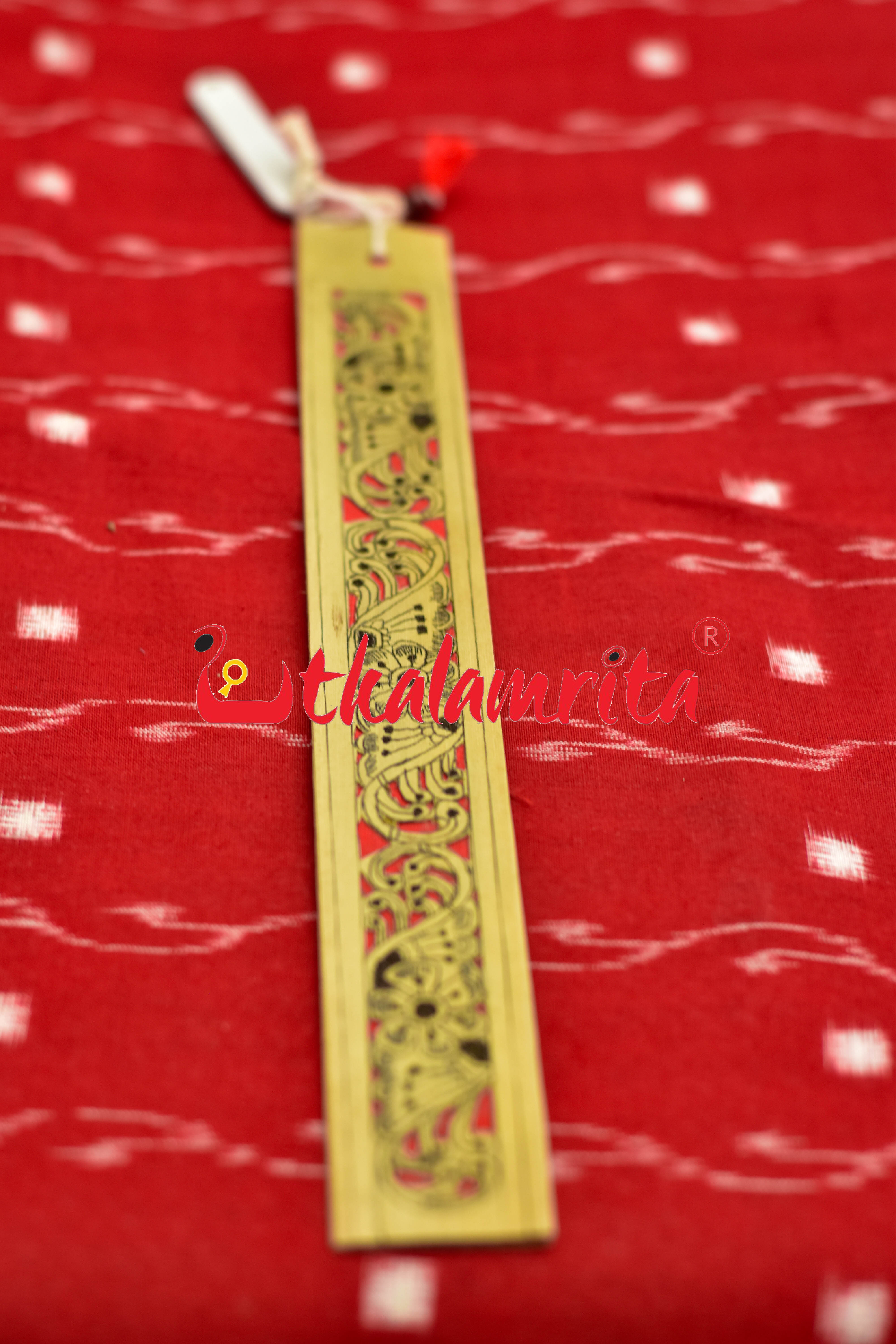 Wave Orange Flower (Talapatra Bookmark)