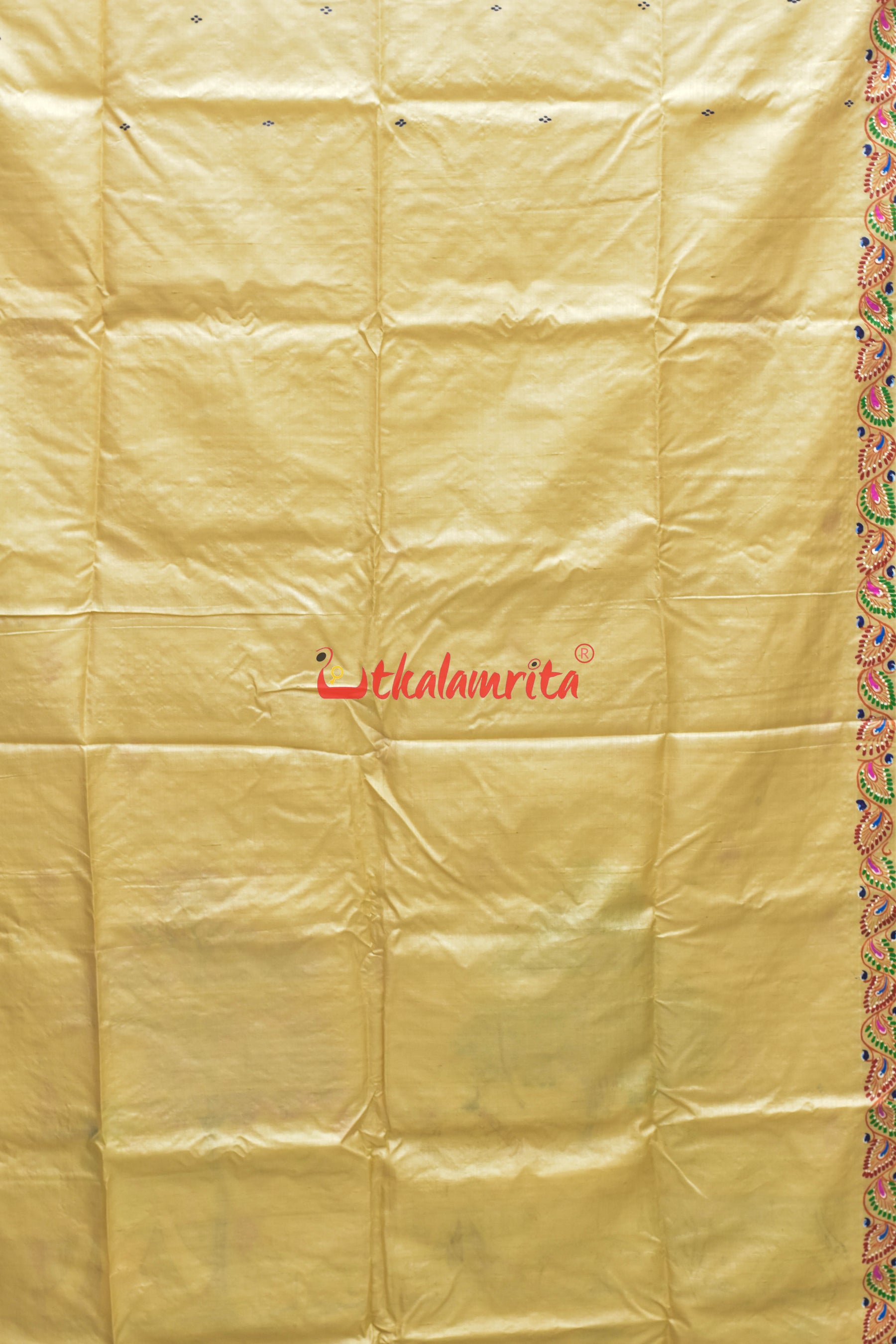 Gosta Bahuda Pattachitra Tussar Silk Saree