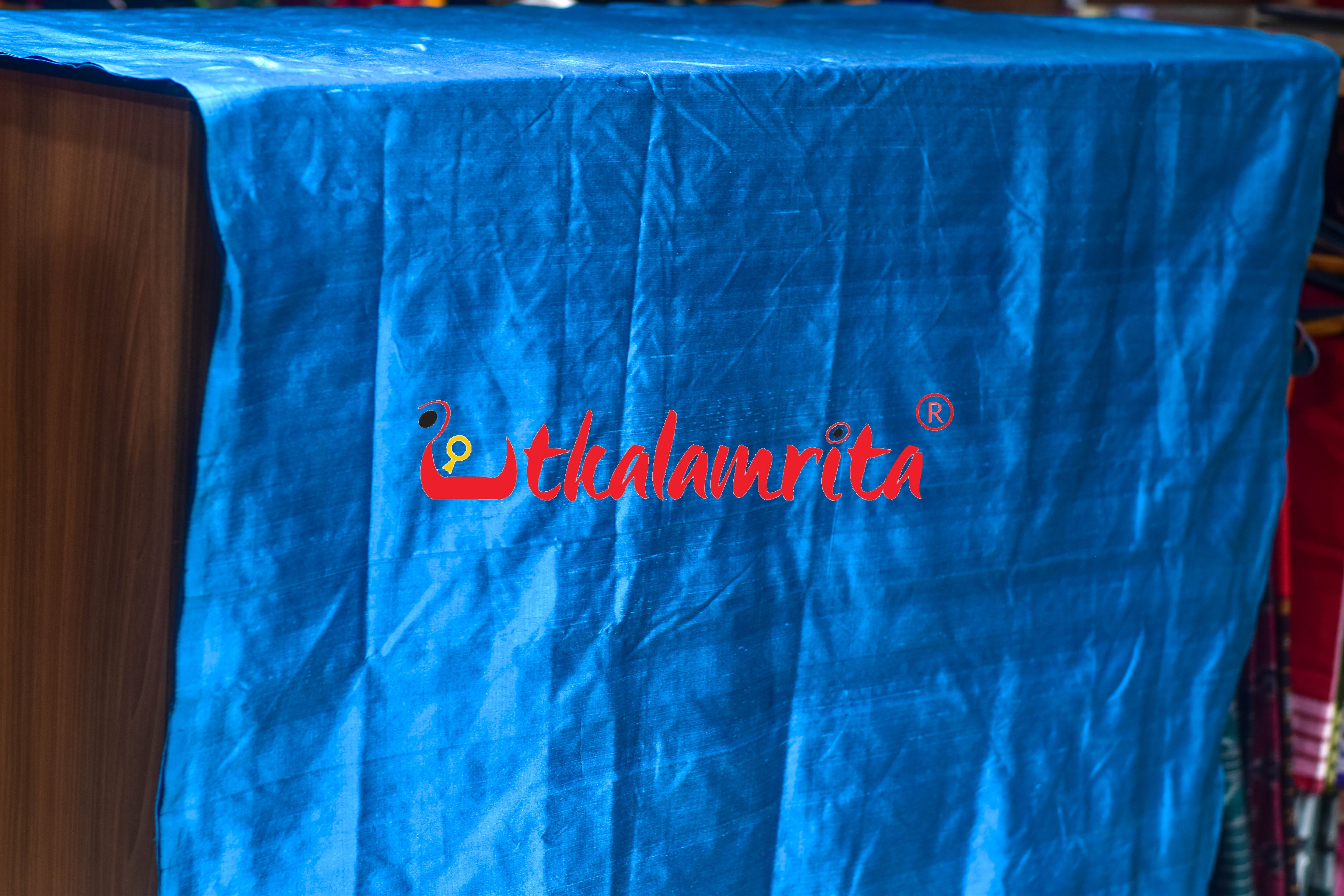 Copper Sulphate Plain Silk (Fabric)