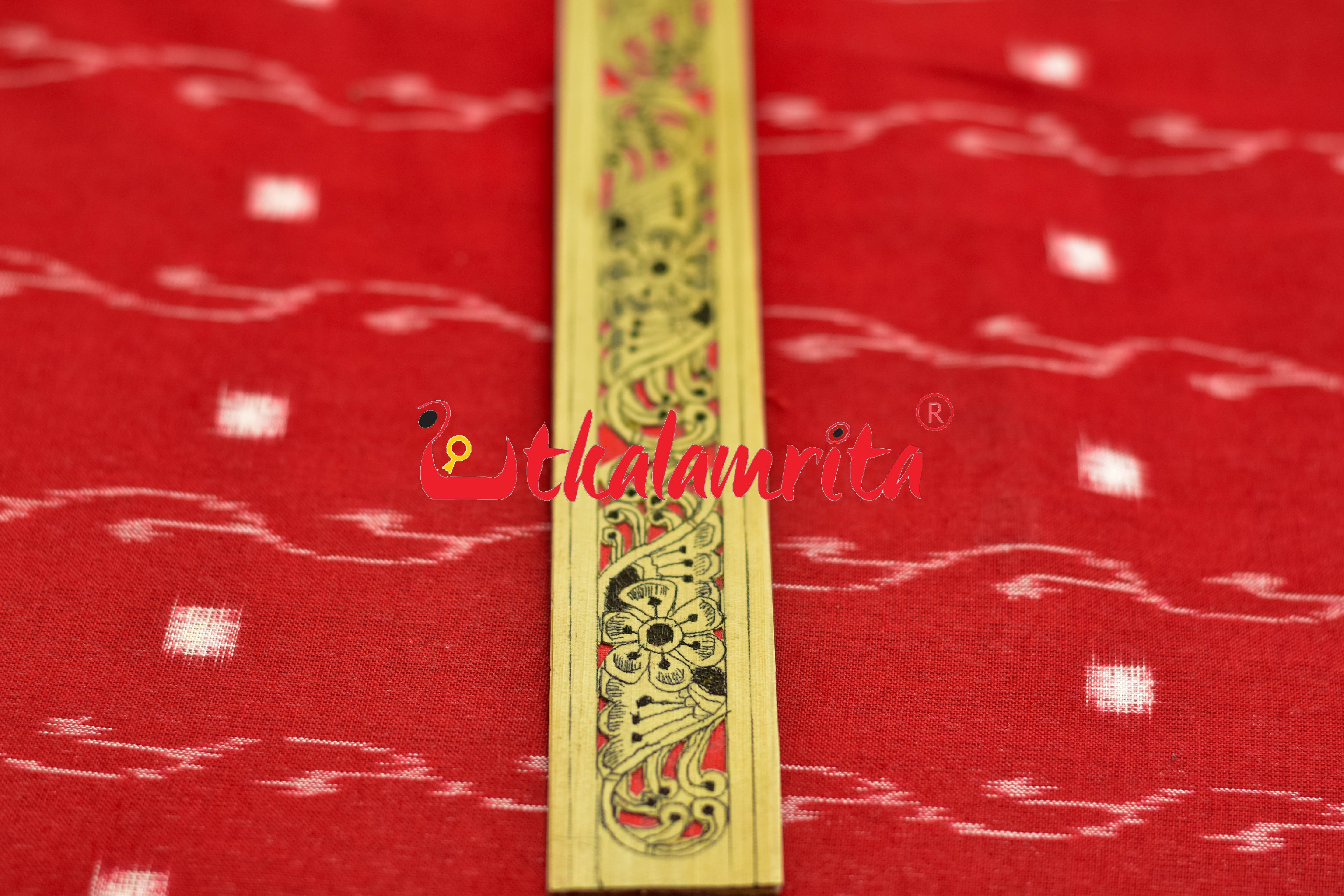 Wave Orange Flower (Talapatra Bookmark)