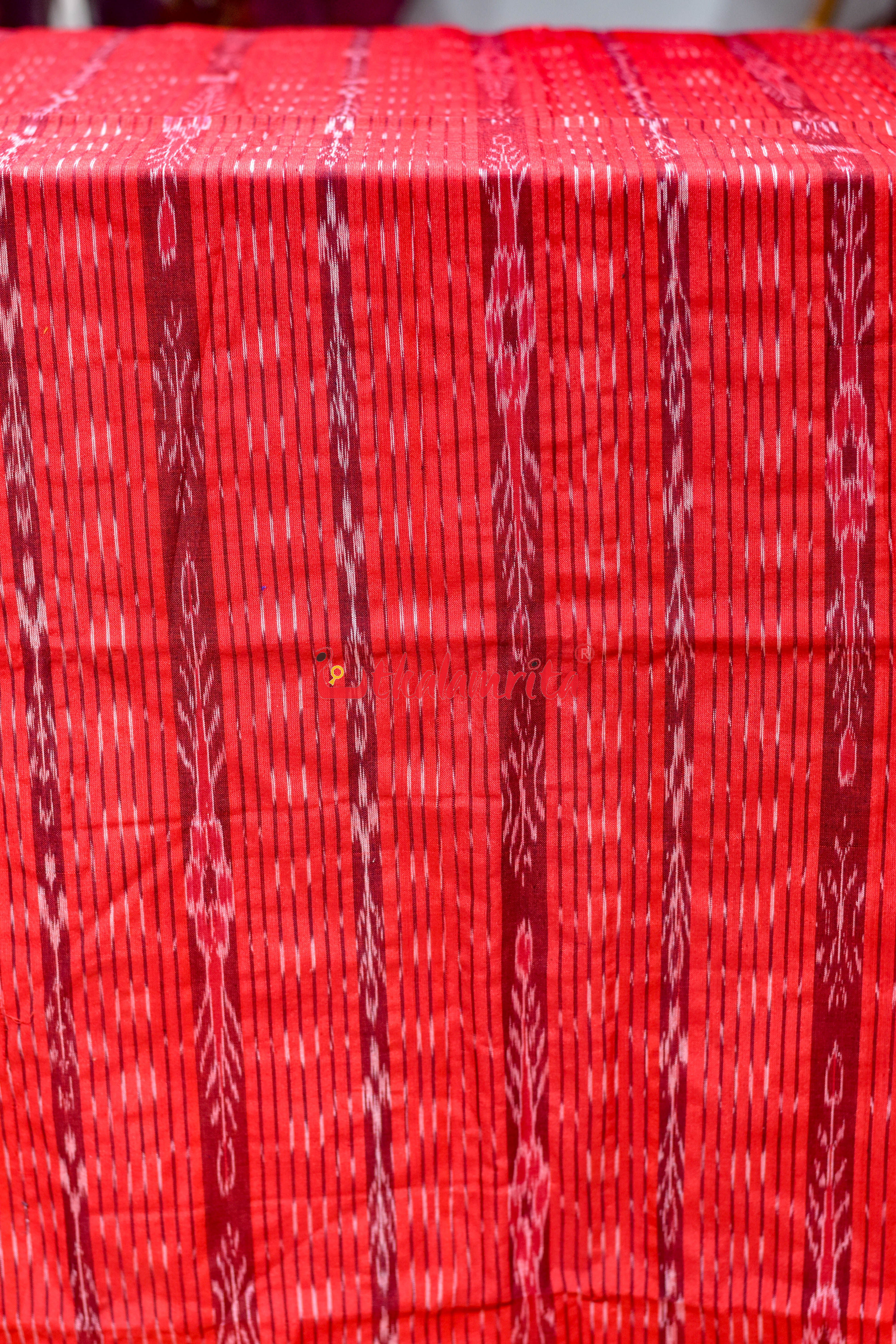 Red Flower Anjimala Cotton (Fabric)