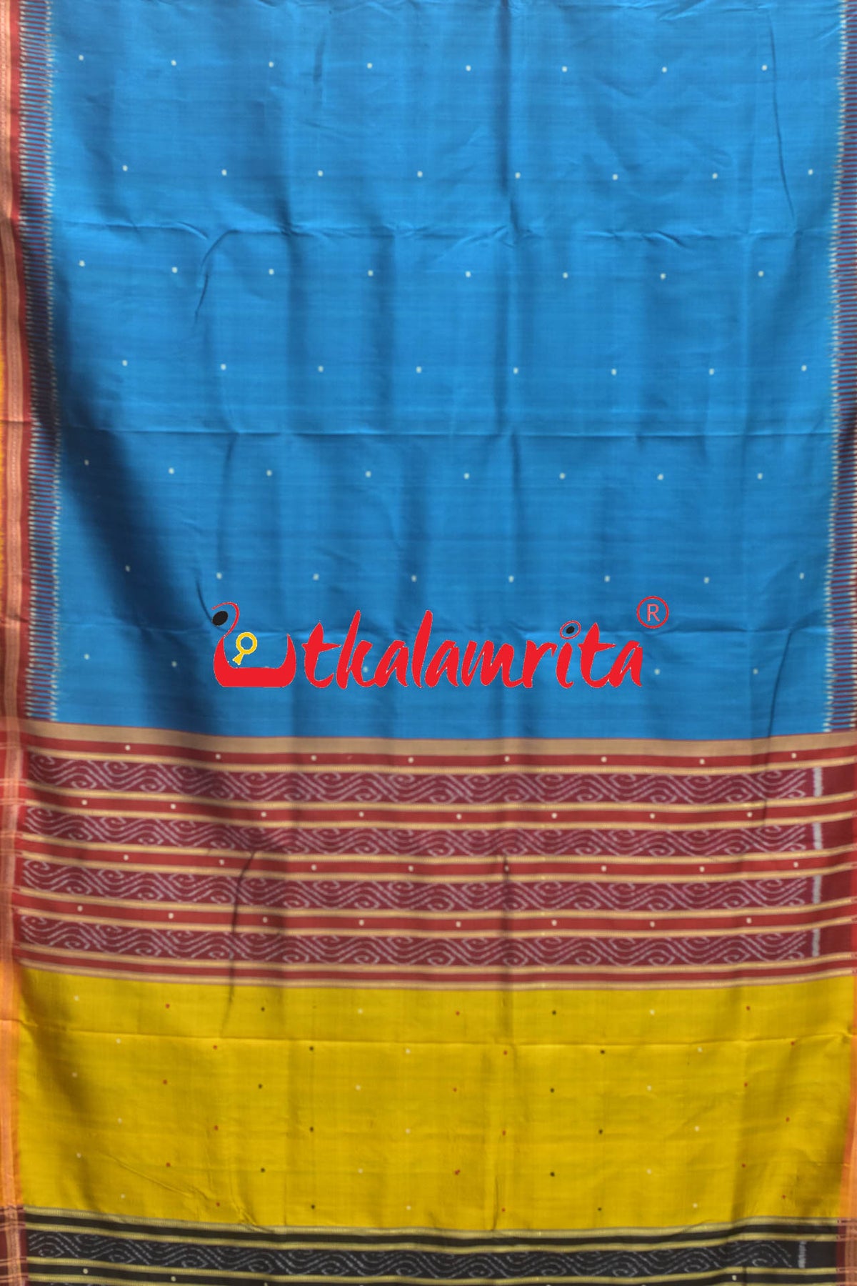 Blue Buti Kathifera Silk Saree