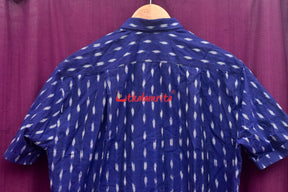 Indigo Dots (Men's Half Shirt)