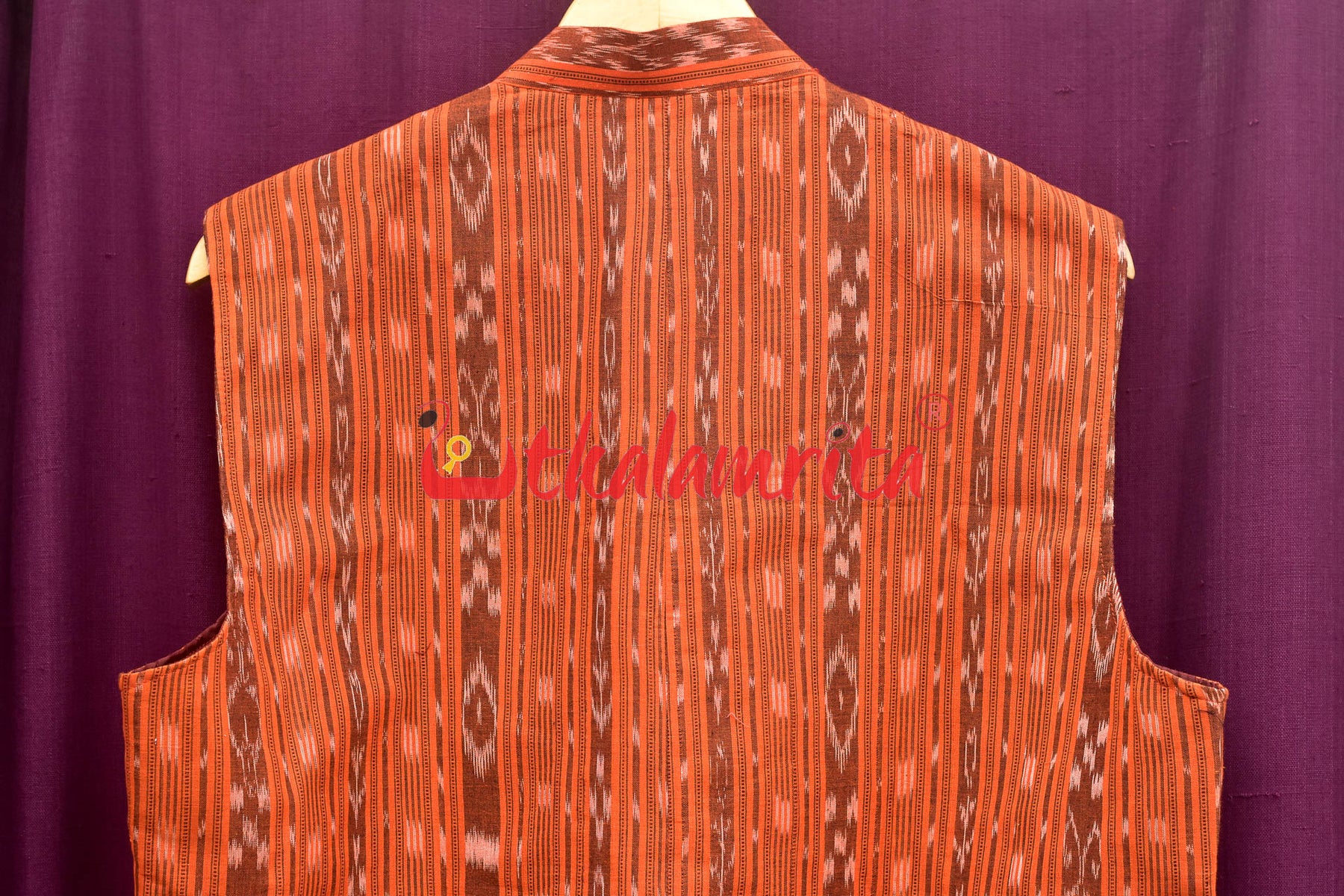 Orange Ikat (Men's Jacket)