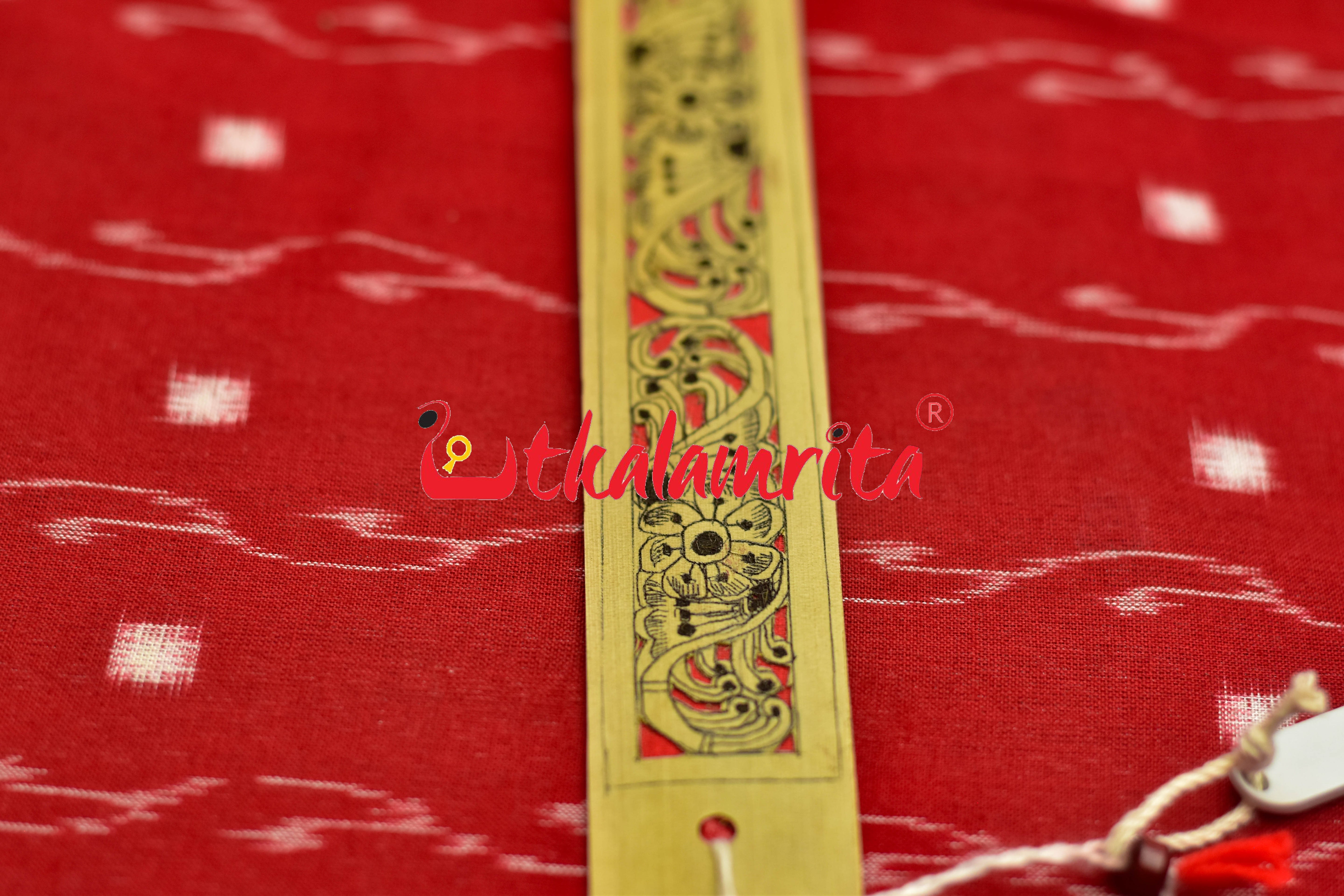 Wave Orange Flower (Talapatra Bookmark)