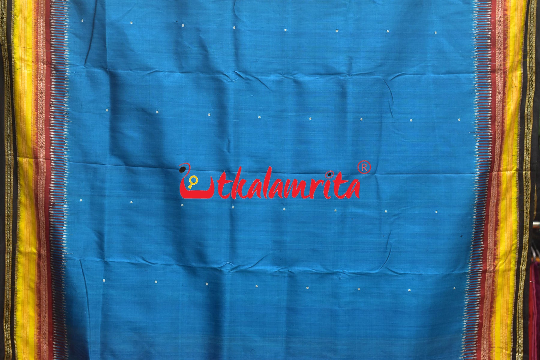 Blue Buti Kathifera Silk Saree