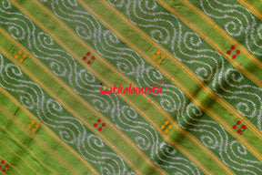 Lemon Yellow Kathifera Silk Saree