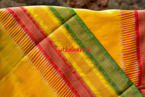 Yellow Buti Kathifera Khandua Silk