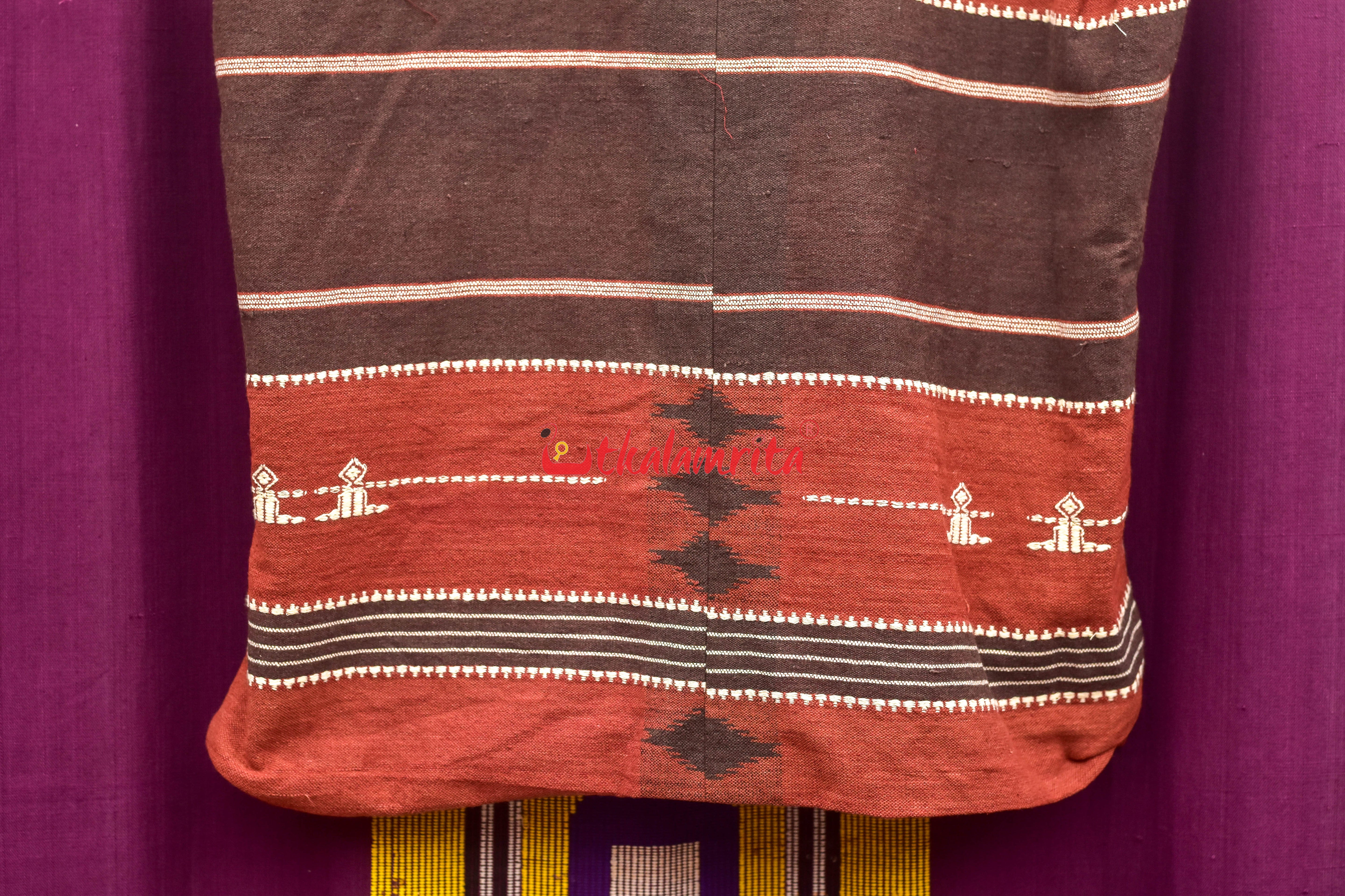 Maroon Coffee Adibasi Kotpad (Modi Jacket)