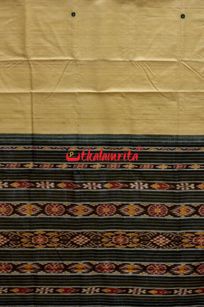 Plain Green Border Gopalpur Tussar Saree