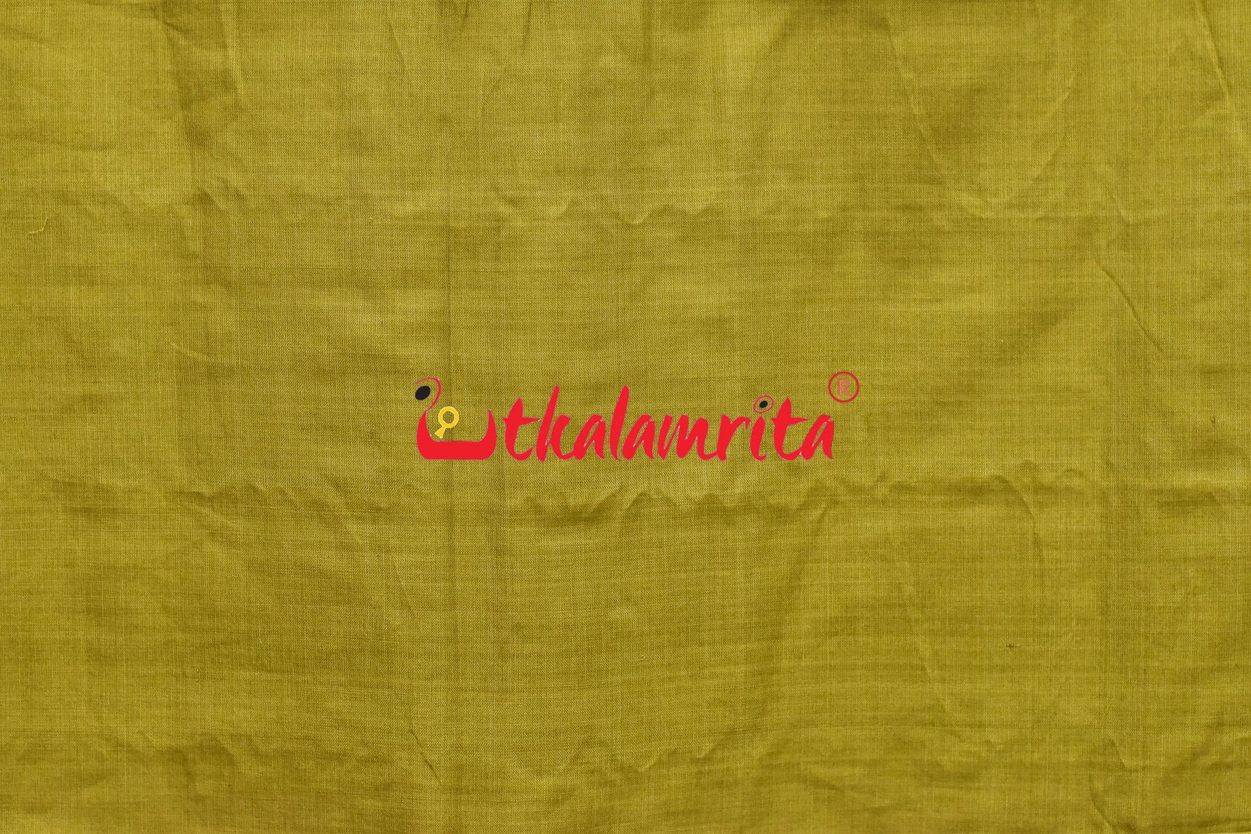 Light Olive Pasapali Border Khandua Cotton Saree