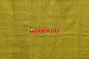 Light Olive Pasapali Border Khandua Cotton Saree