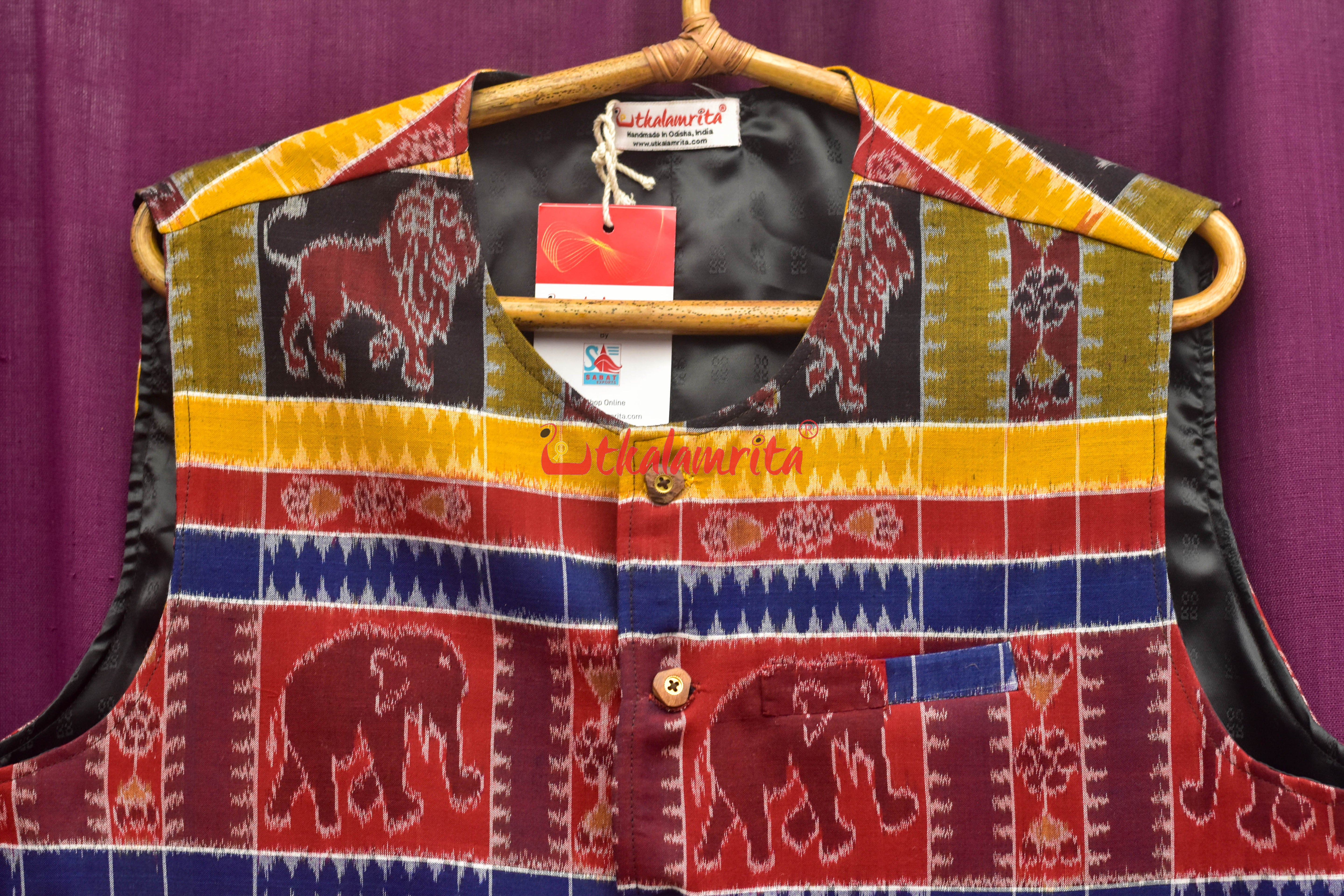 Singha Utkala Laxmi Sambalpuri Cotton (Jacket)