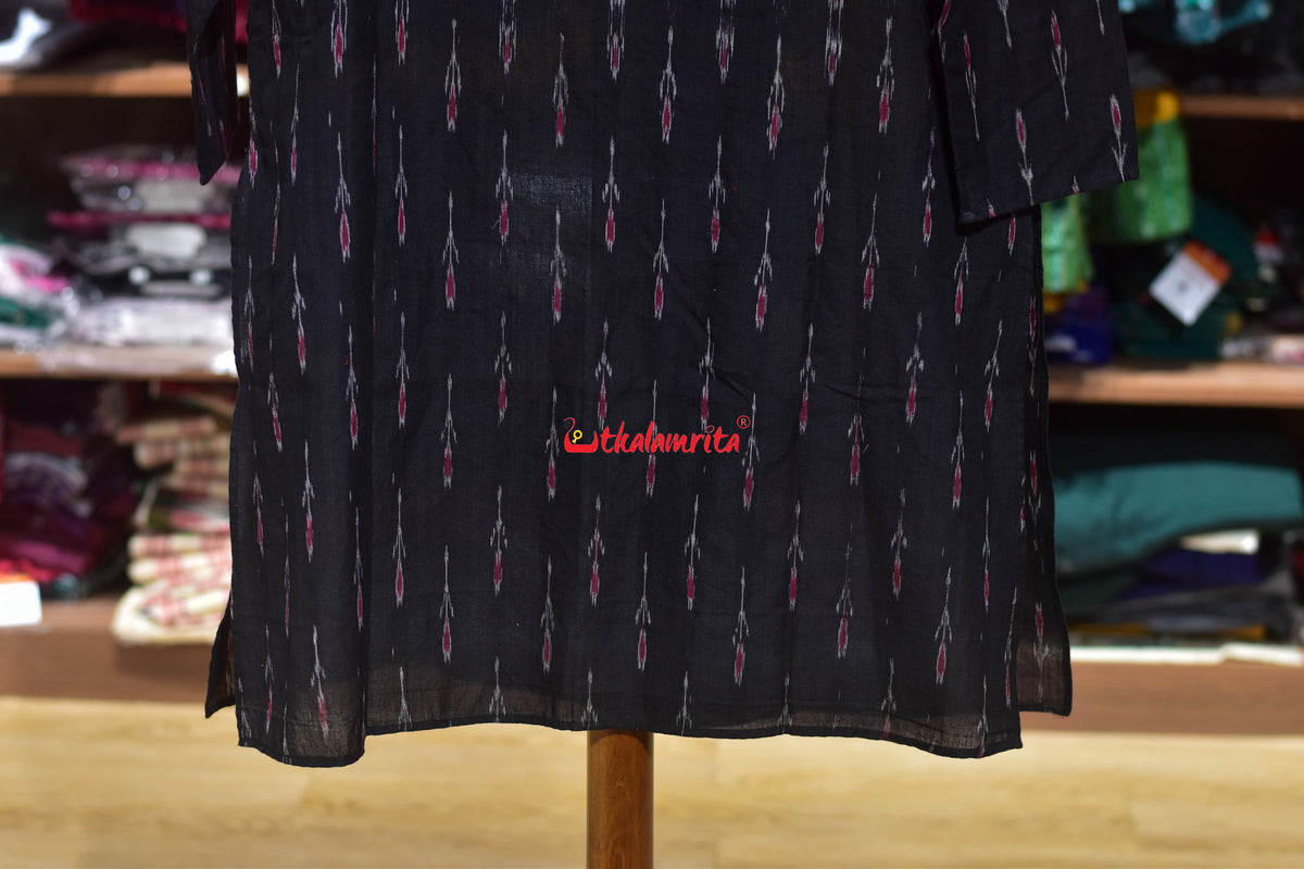 Black Labanga (Men's Angrakha Kurta)